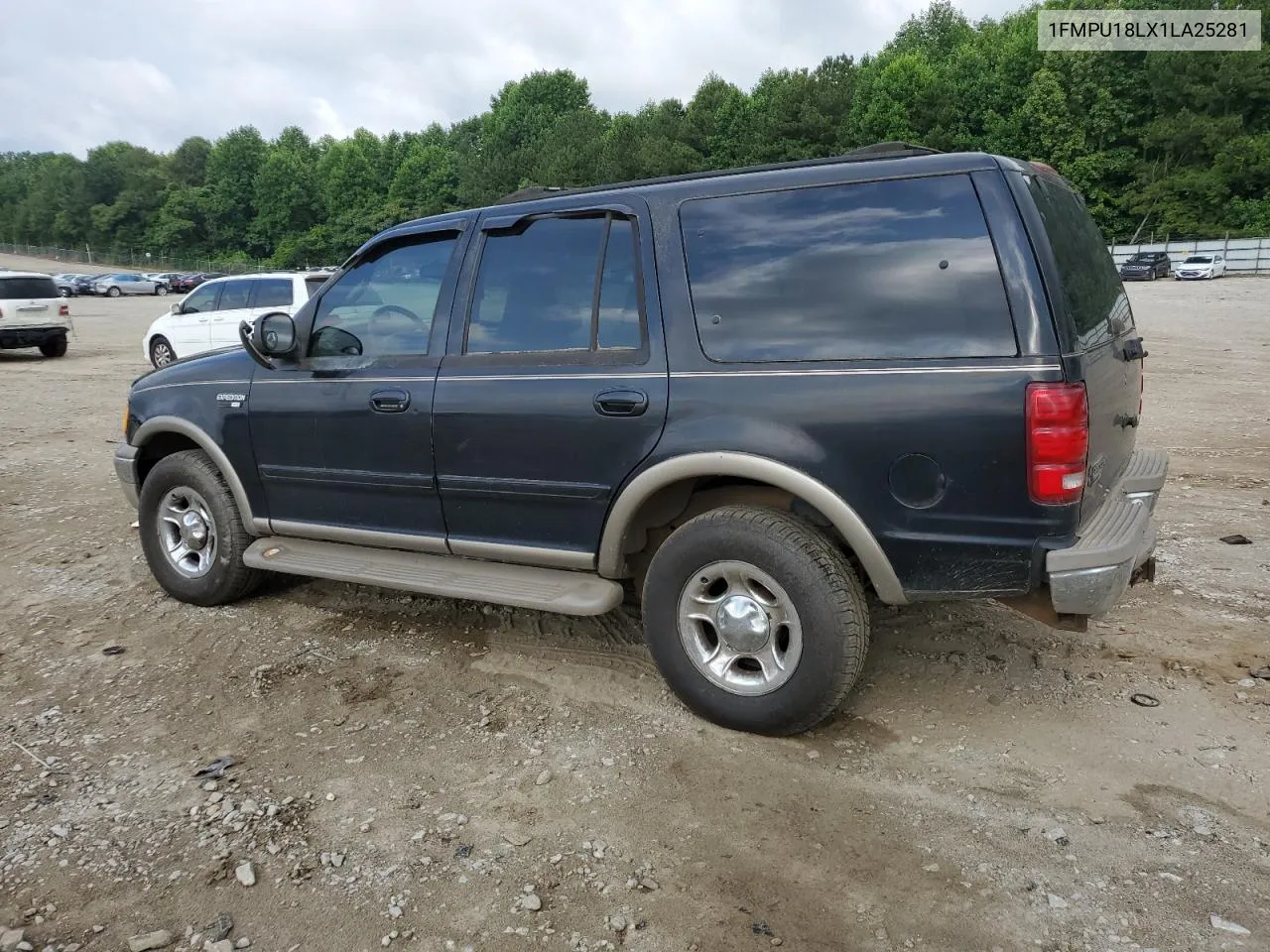 2001 Ford Expedition Eddie Bauer VIN: 1FMPU18LX1LA25281 Lot: 56880184