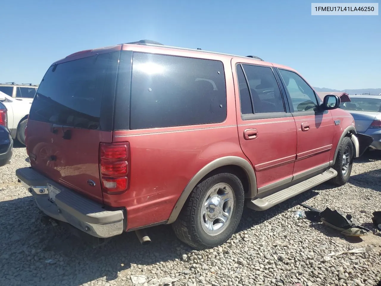 2001 Ford Expedition Eddie Bauer VIN: 1FMEU17L41LA46250 Lot: 67388384