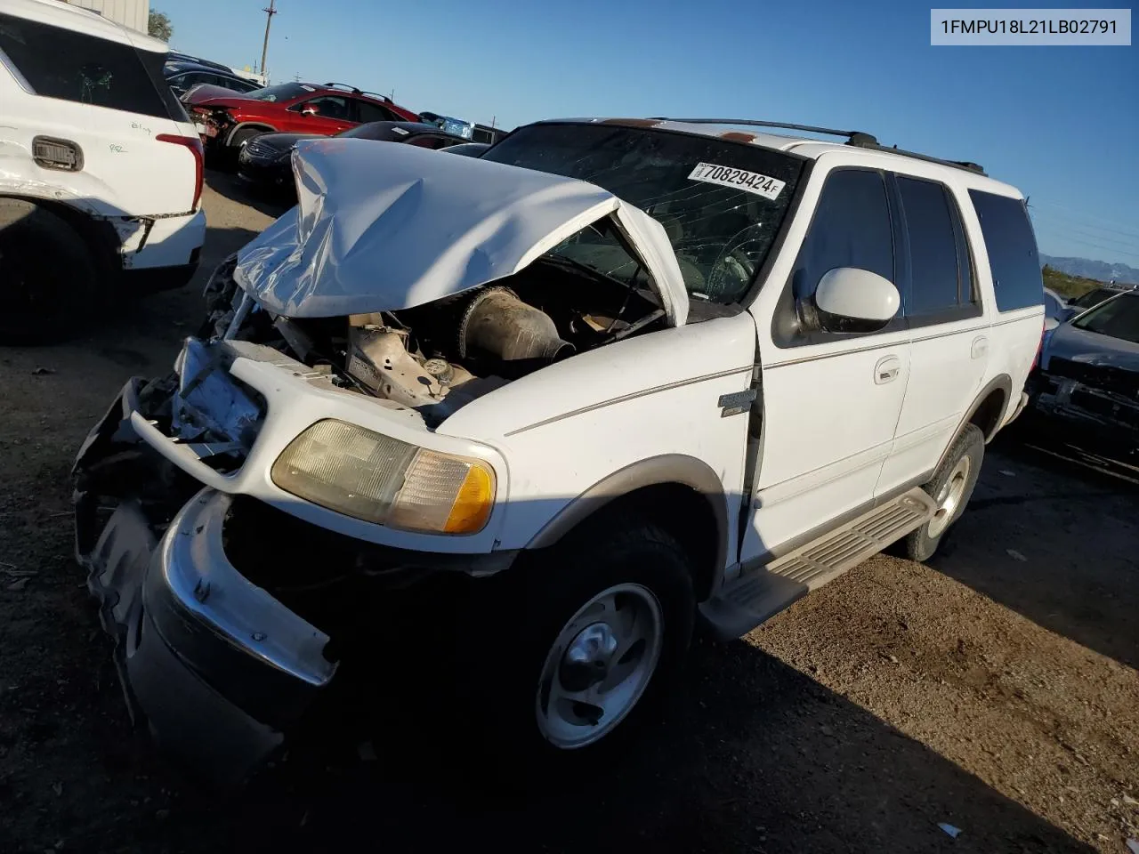 2001 Ford Expedition Eddie Bauer VIN: 1FMPU18L21LB02791 Lot: 70829424