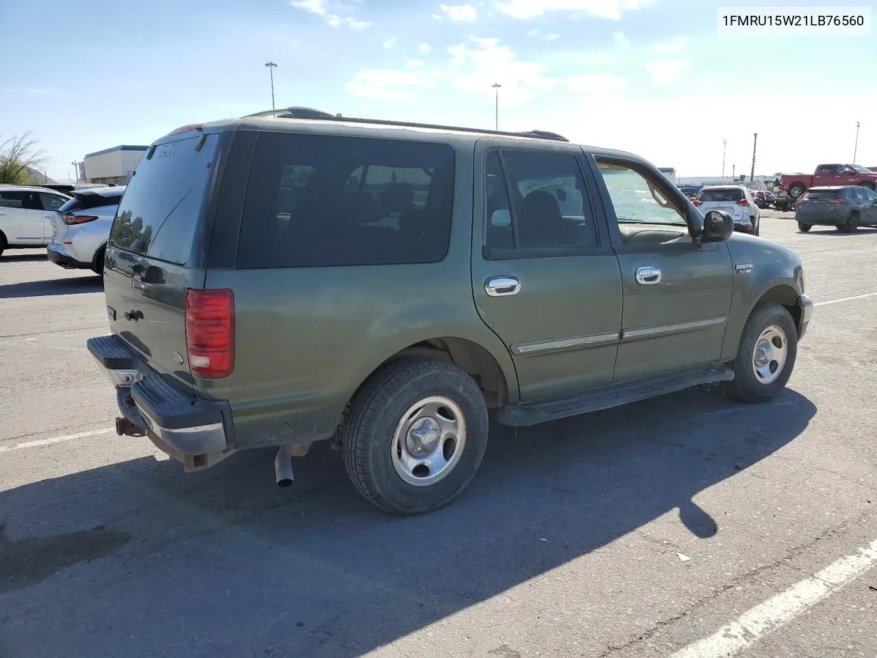 2001 Ford Expedition Xlt VIN: 1FMRU15W21LB76560 Lot: 71985244