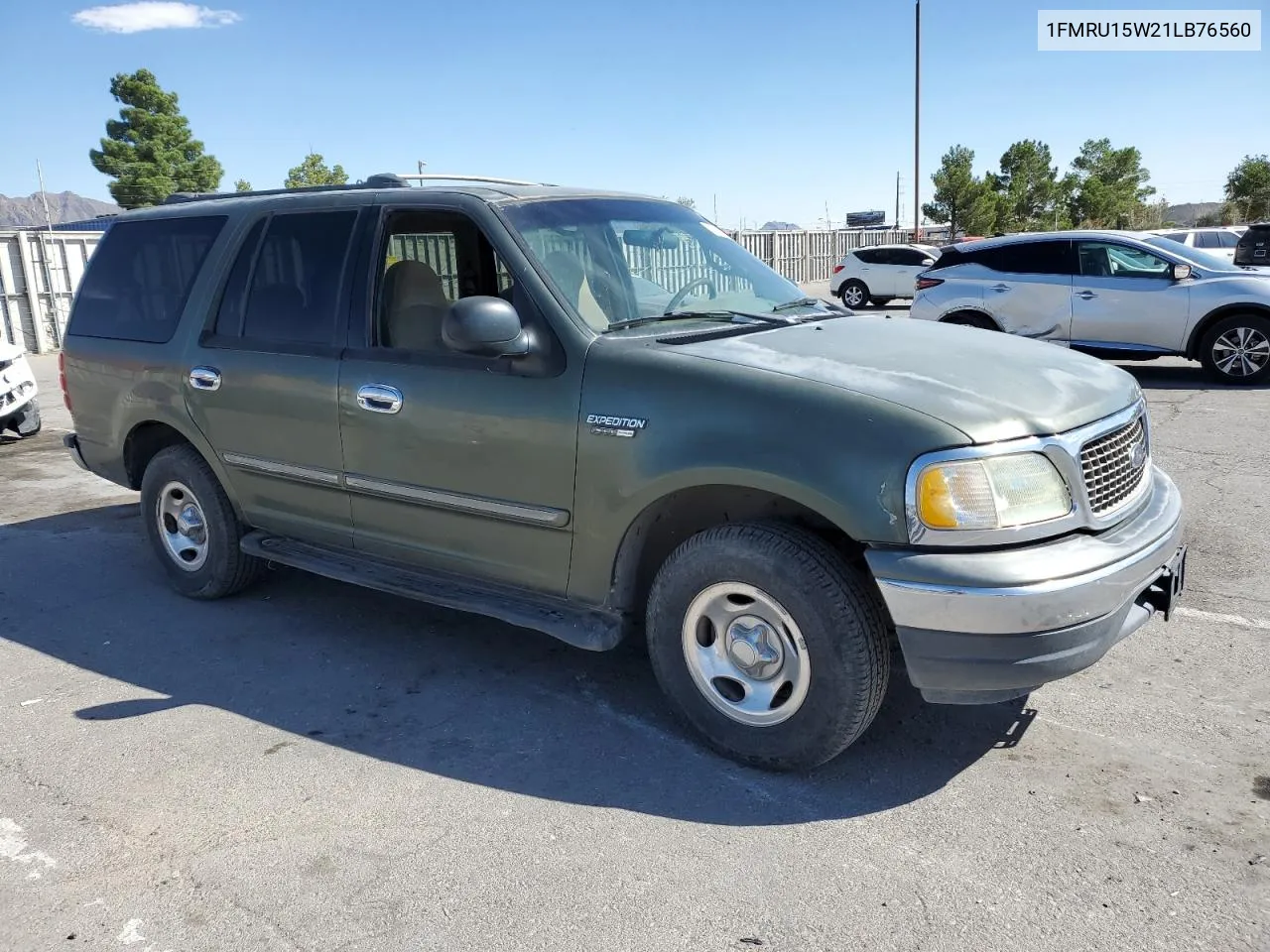 2001 Ford Expedition Xlt VIN: 1FMRU15W21LB76560 Lot: 71985244