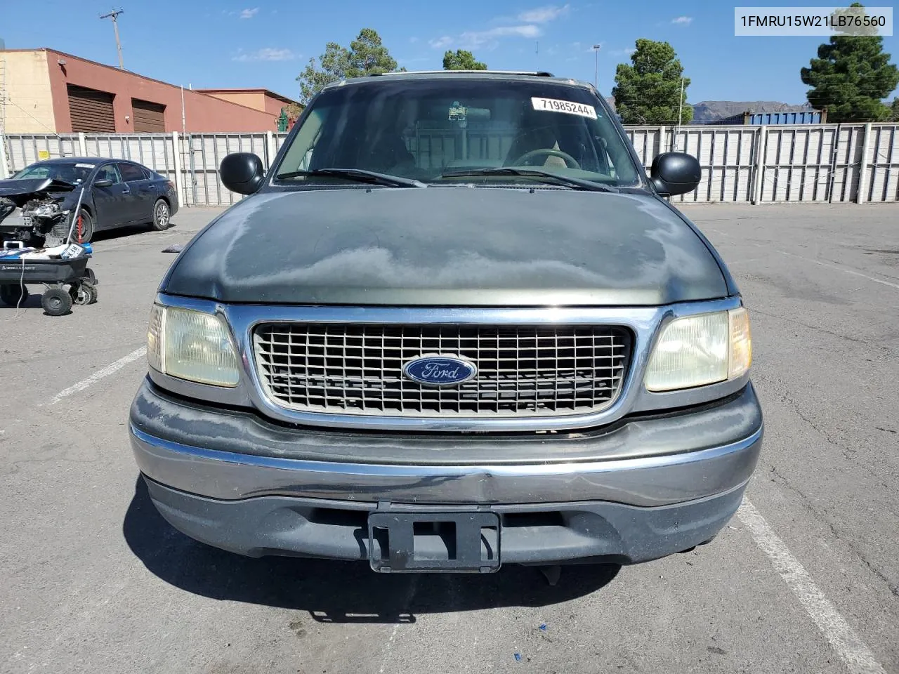 2001 Ford Expedition Xlt VIN: 1FMRU15W21LB76560 Lot: 71985244