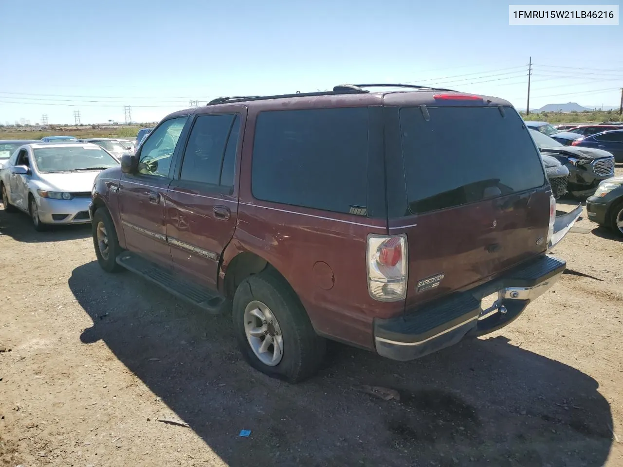 2001 Ford Expedition Xlt VIN: 1FMRU15W21LB46216 Lot: 72419084