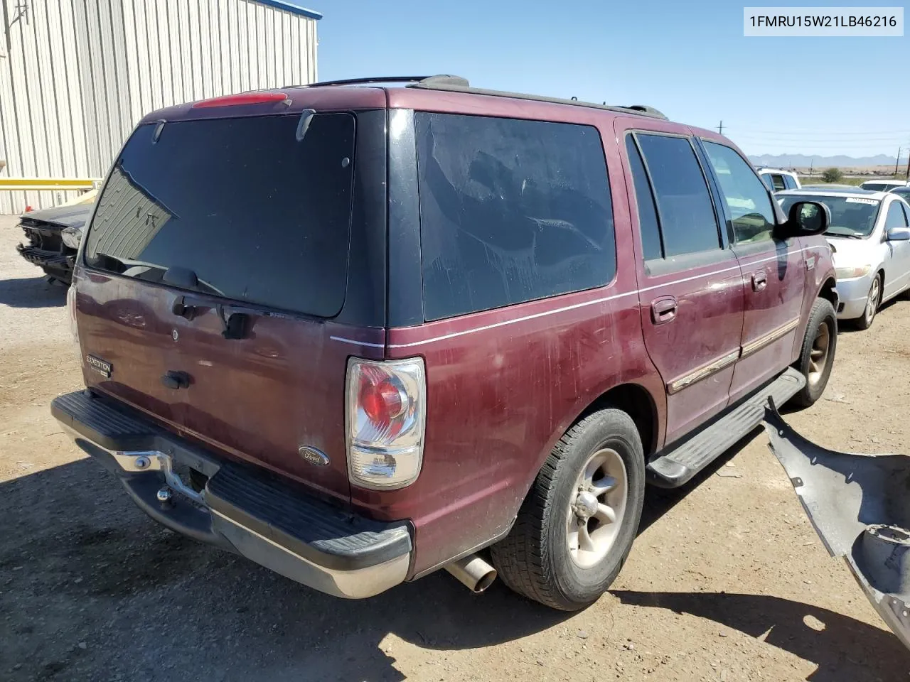 2001 Ford Expedition Xlt VIN: 1FMRU15W21LB46216 Lot: 72419084