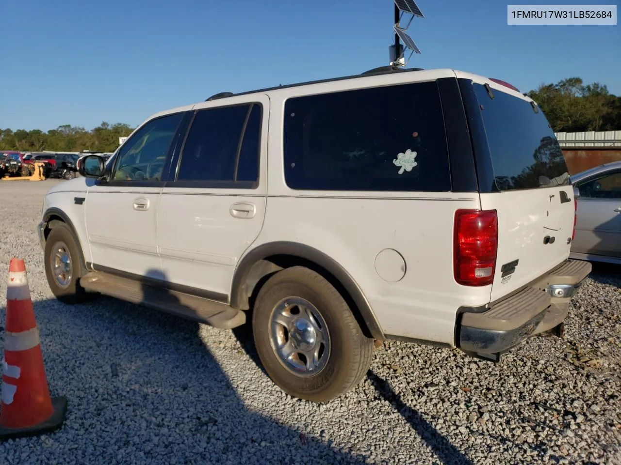 2001 Ford Expedition Eddie Bauer VIN: 1FMRU17W31LB52684 Lot: 74550534