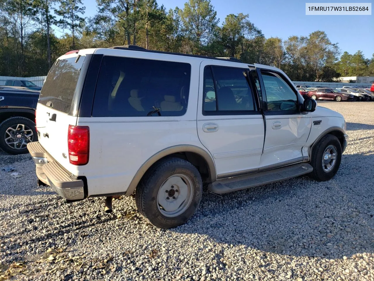 1FMRU17W31LB52684 2001 Ford Expedition Eddie Bauer