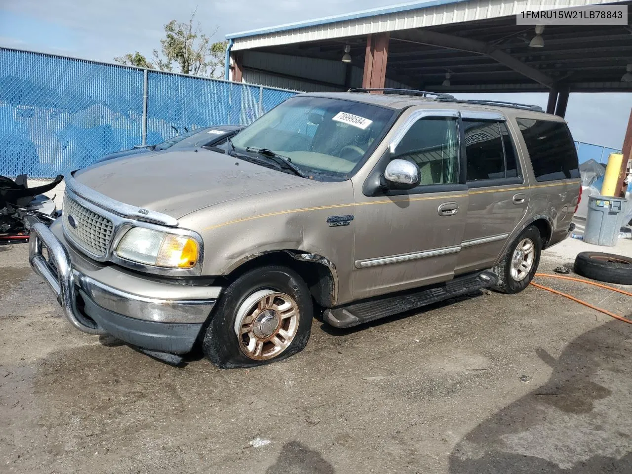 2001 Ford Expedition Xlt VIN: 1FMRU15W21LB78843 Lot: 78999584