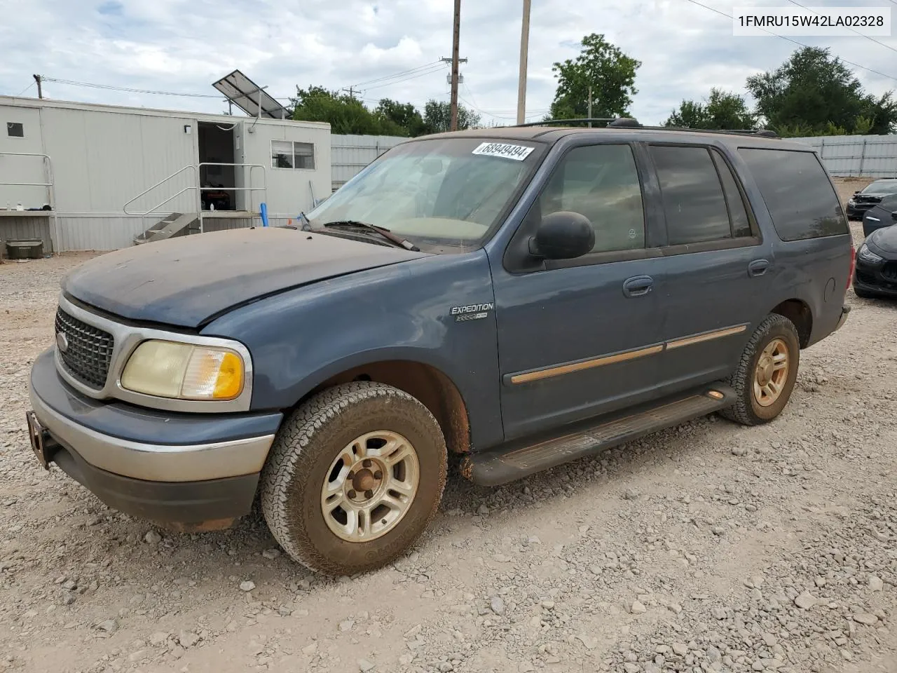 2002 Ford Expedition Xlt VIN: 1FMRU15W42LA02328 Lot: 68949494