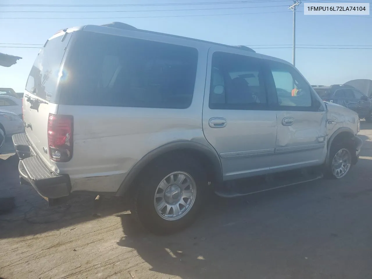 2002 Ford Expedition Xlt VIN: 1FMPU16L72LA74104 Lot: 74117684