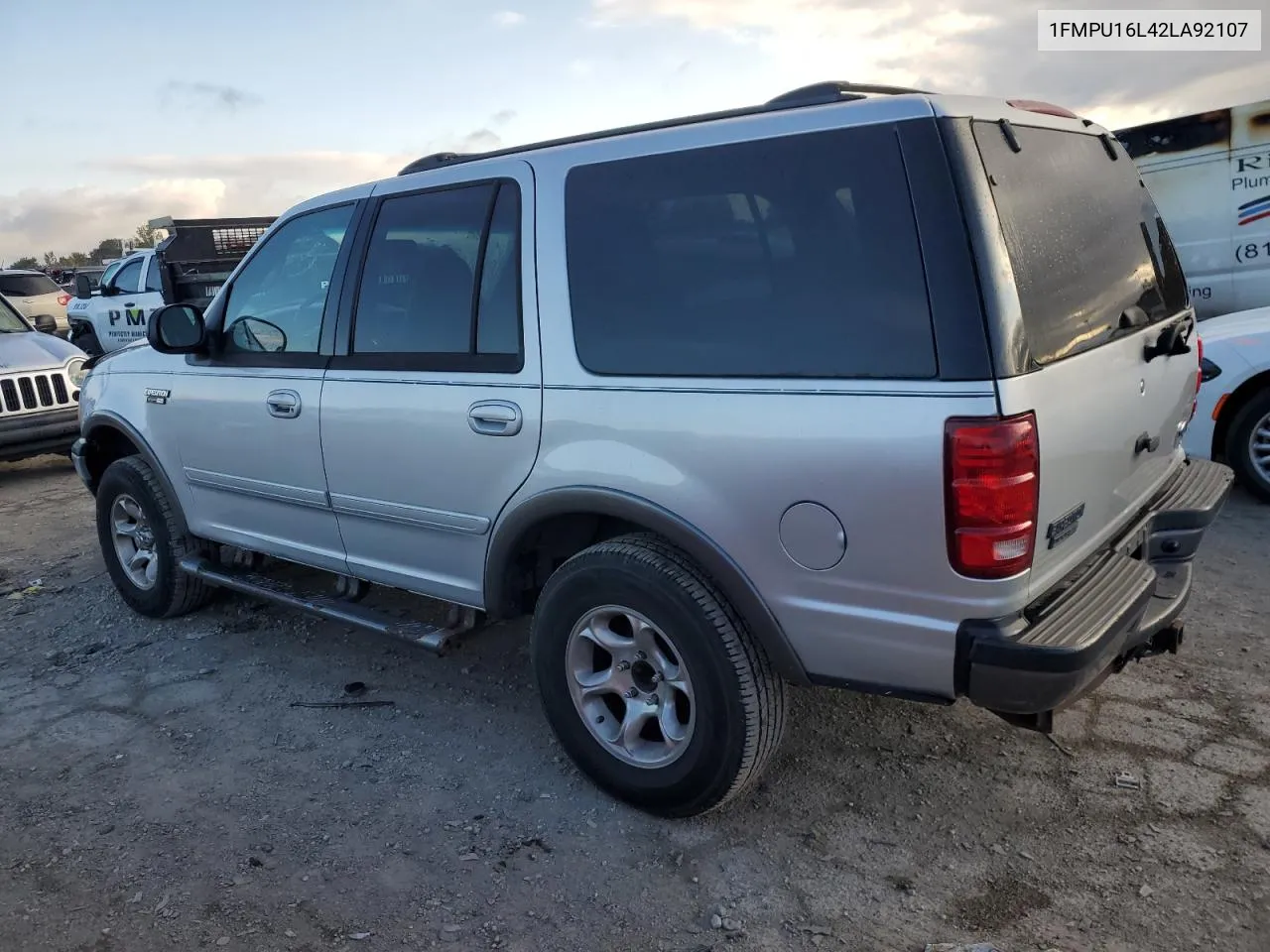 2002 Ford Expedition Xlt VIN: 1FMPU16L42LA92107 Lot: 75909824