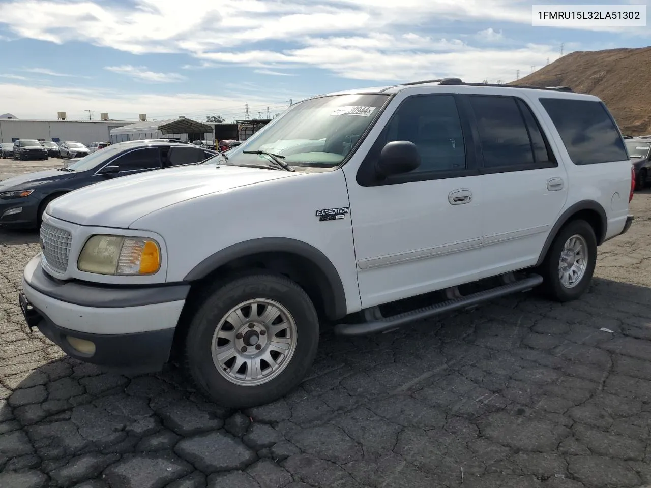 2002 Ford Expedition Xlt VIN: 1FMRU15L32LA51302 Lot: 78530944