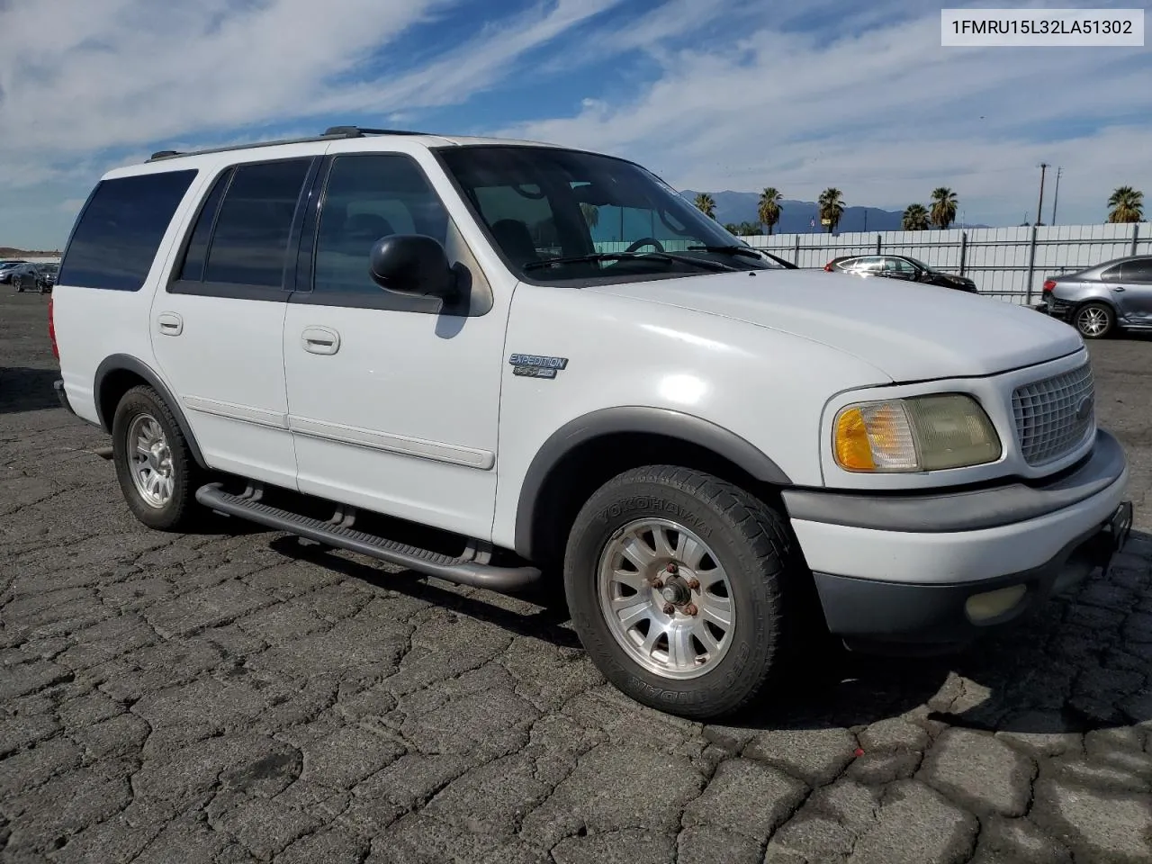 2002 Ford Expedition Xlt VIN: 1FMRU15L32LA51302 Lot: 78530944