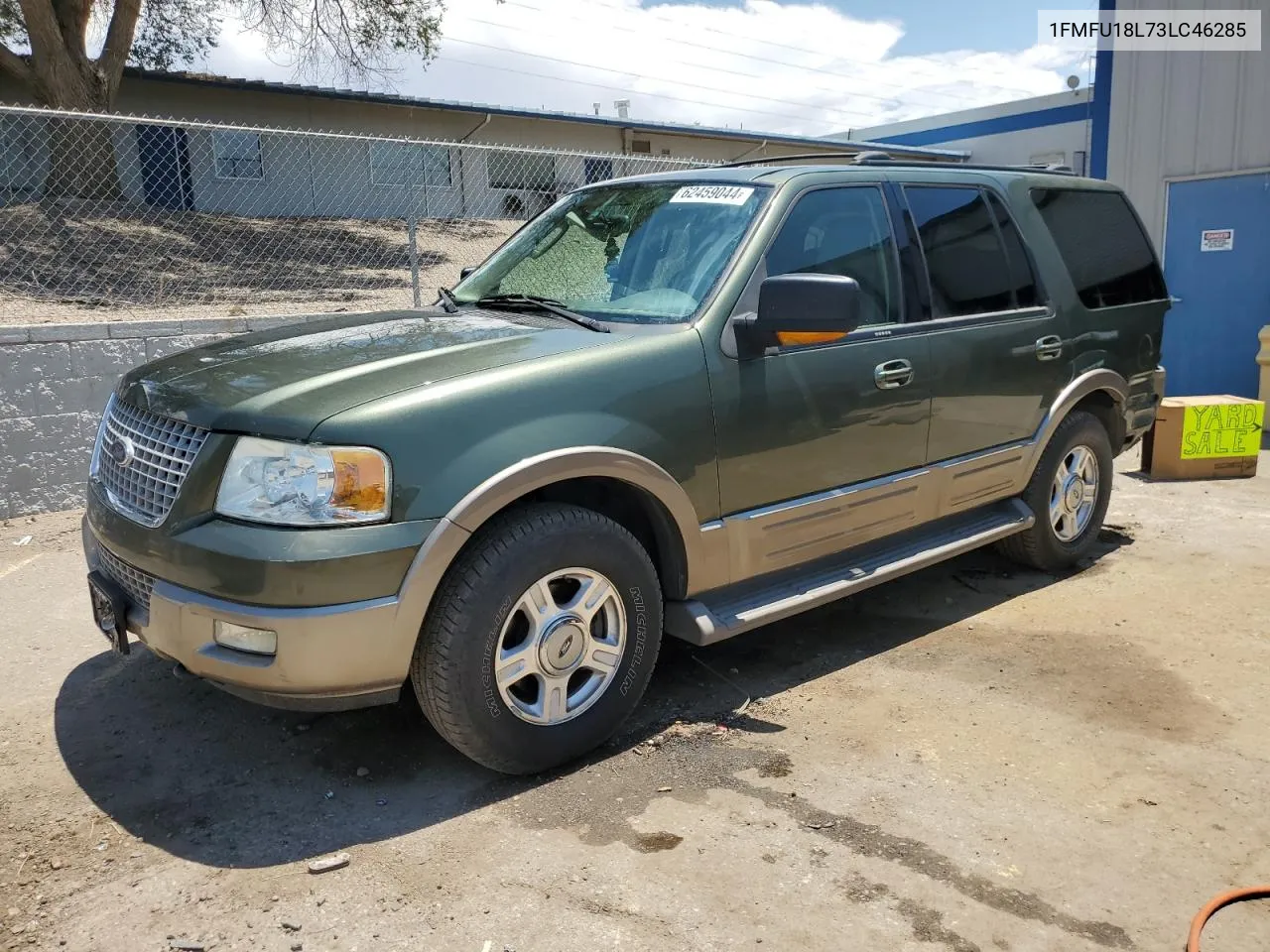 2003 Ford Expedition Eddie Bauer VIN: 1FMFU18L73LC46285 Lot: 62459044