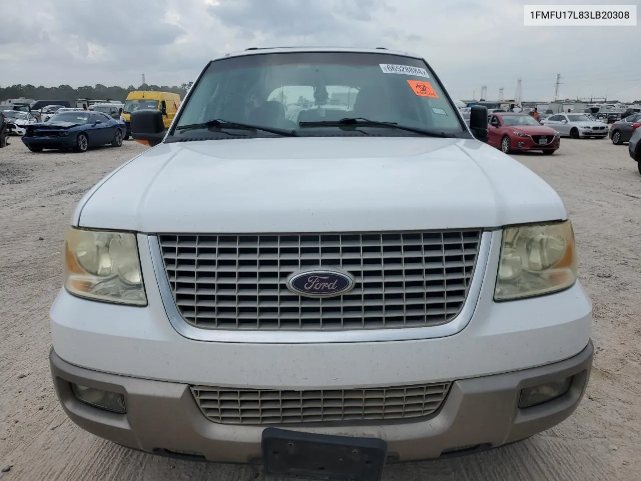 2003 Ford Expedition Eddie Bauer VIN: 1FMFU17L83LB20308 Lot: 66528884