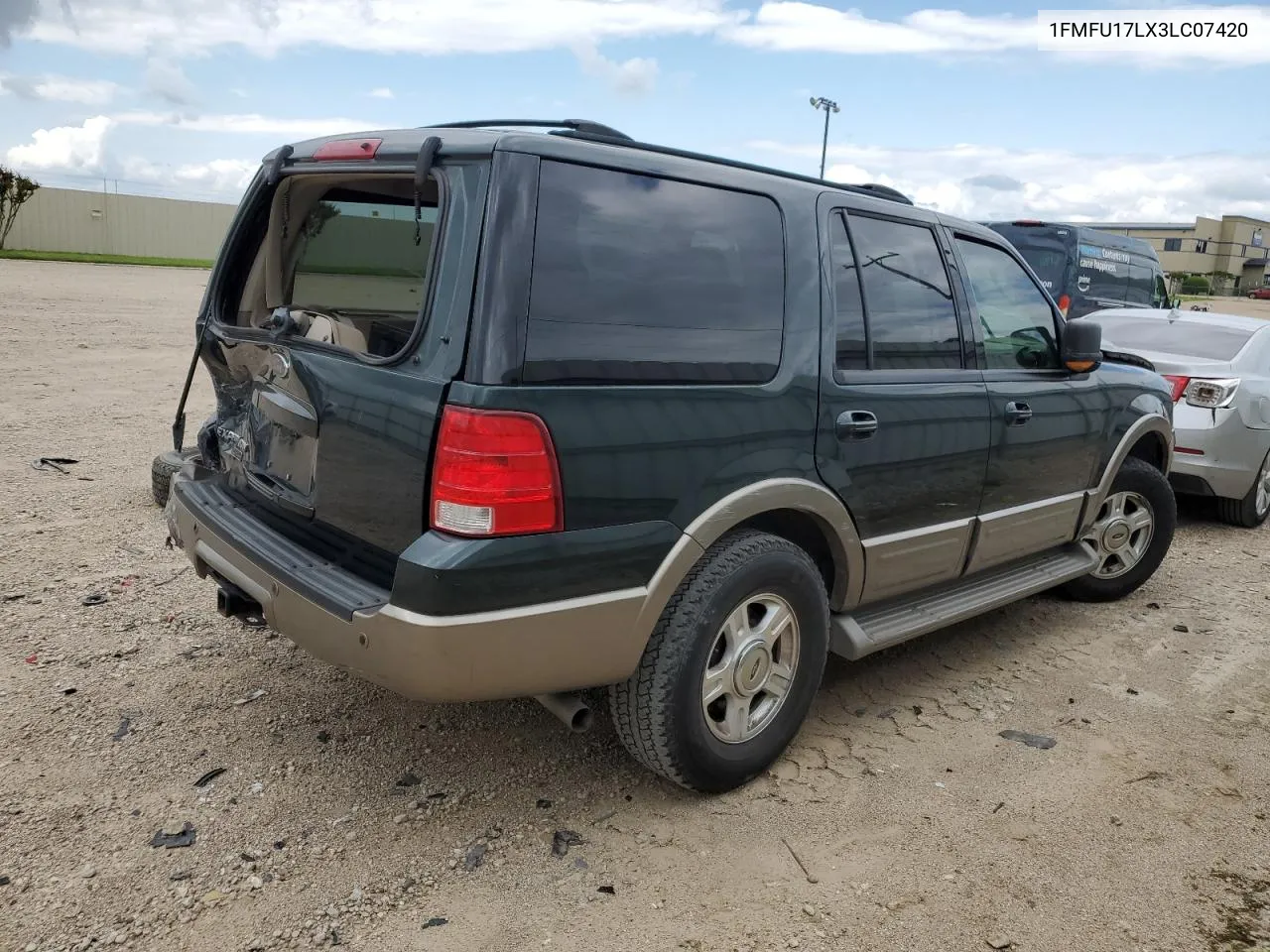 2003 Ford Expedition Eddie Bauer VIN: 1FMFU17LX3LC07420 Lot: 67688434