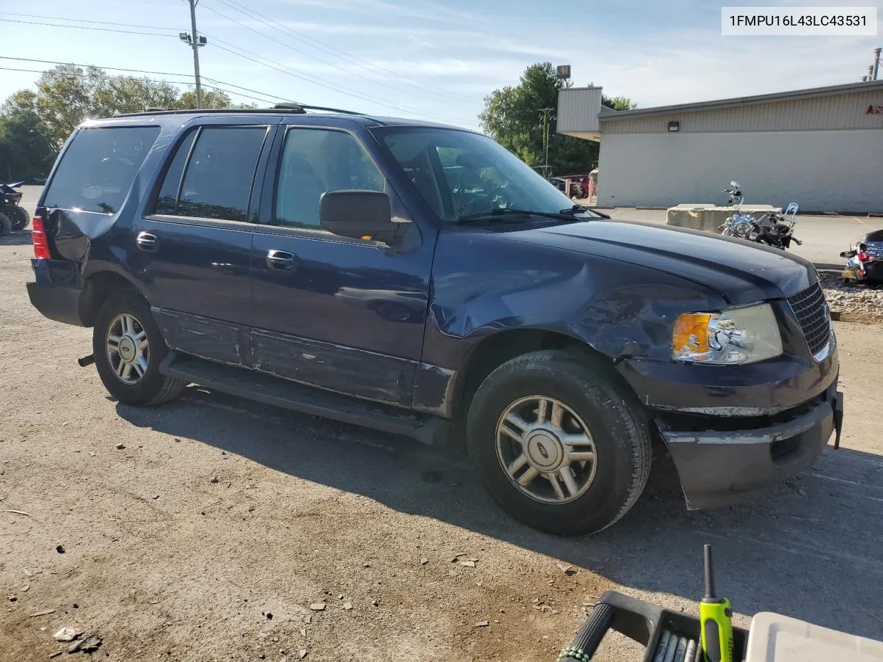 2003 Ford Expedition Xlt VIN: 1FMPU16L43LC43531 Lot: 72240684