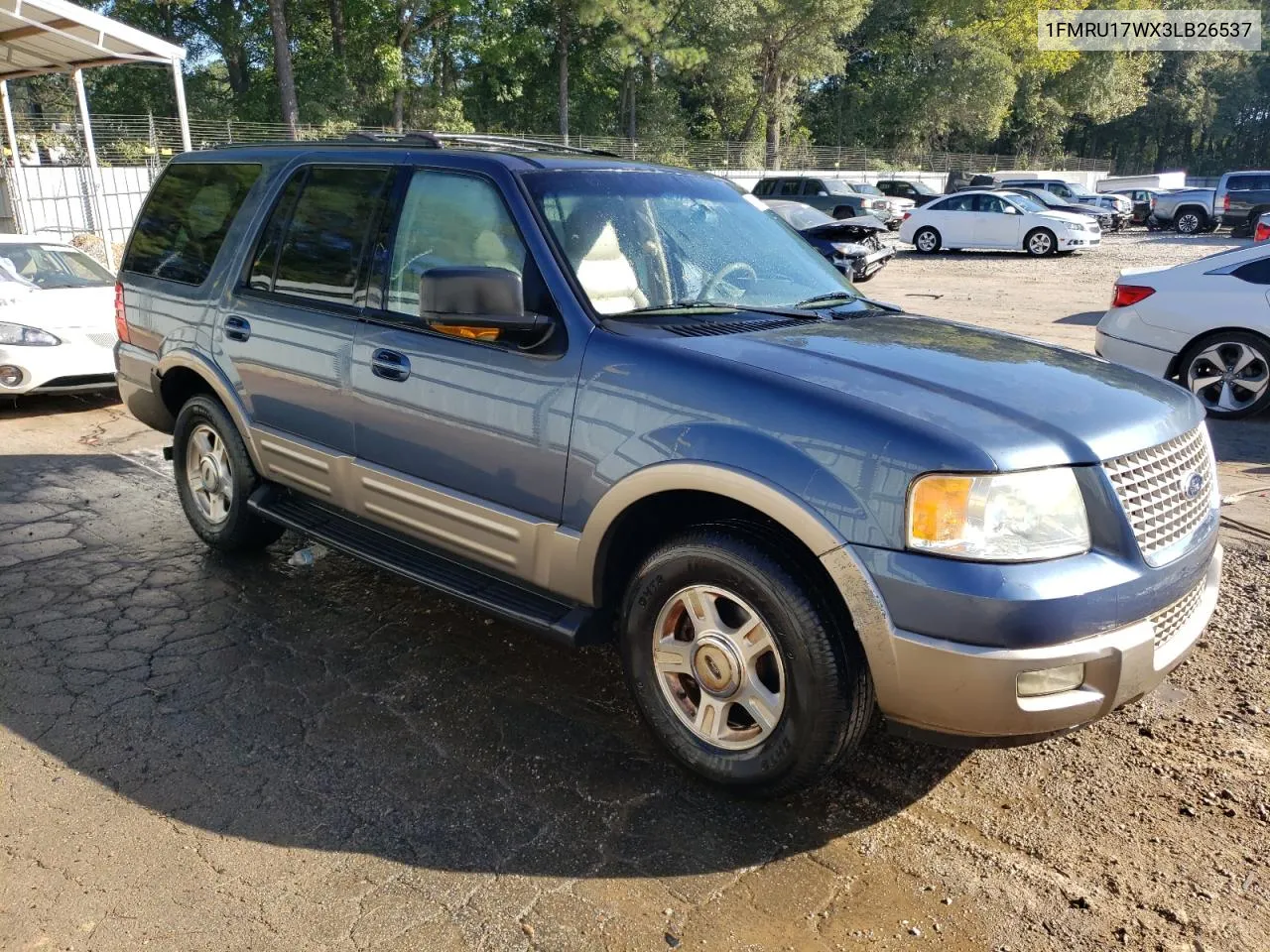 2003 Ford Expedition Eddie Bauer VIN: 1FMRU17WX3LB26537 Lot: 75694794