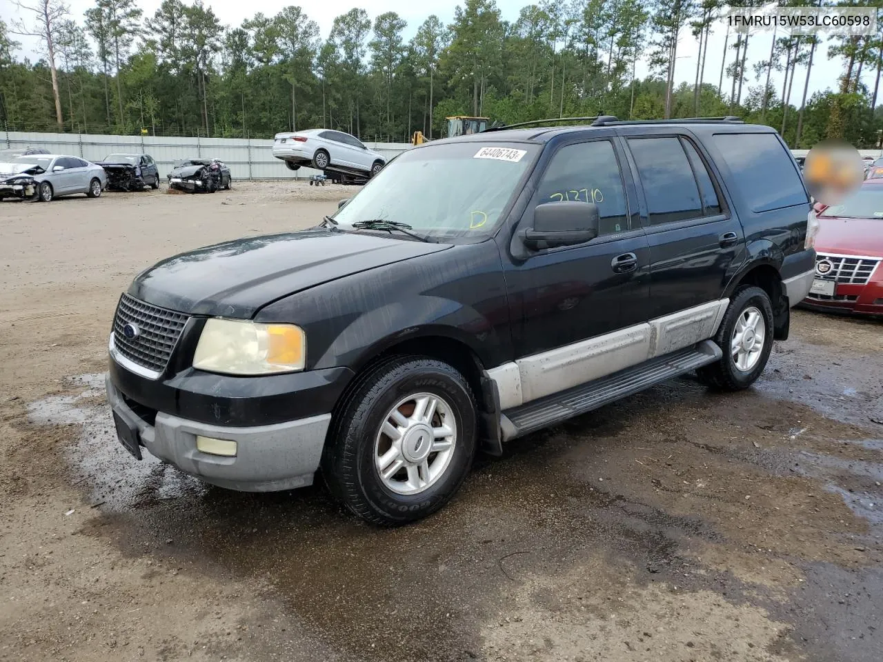 2003 Ford Expedition Xlt VIN: 1FMRU15W53LC60598 Lot: 75755074