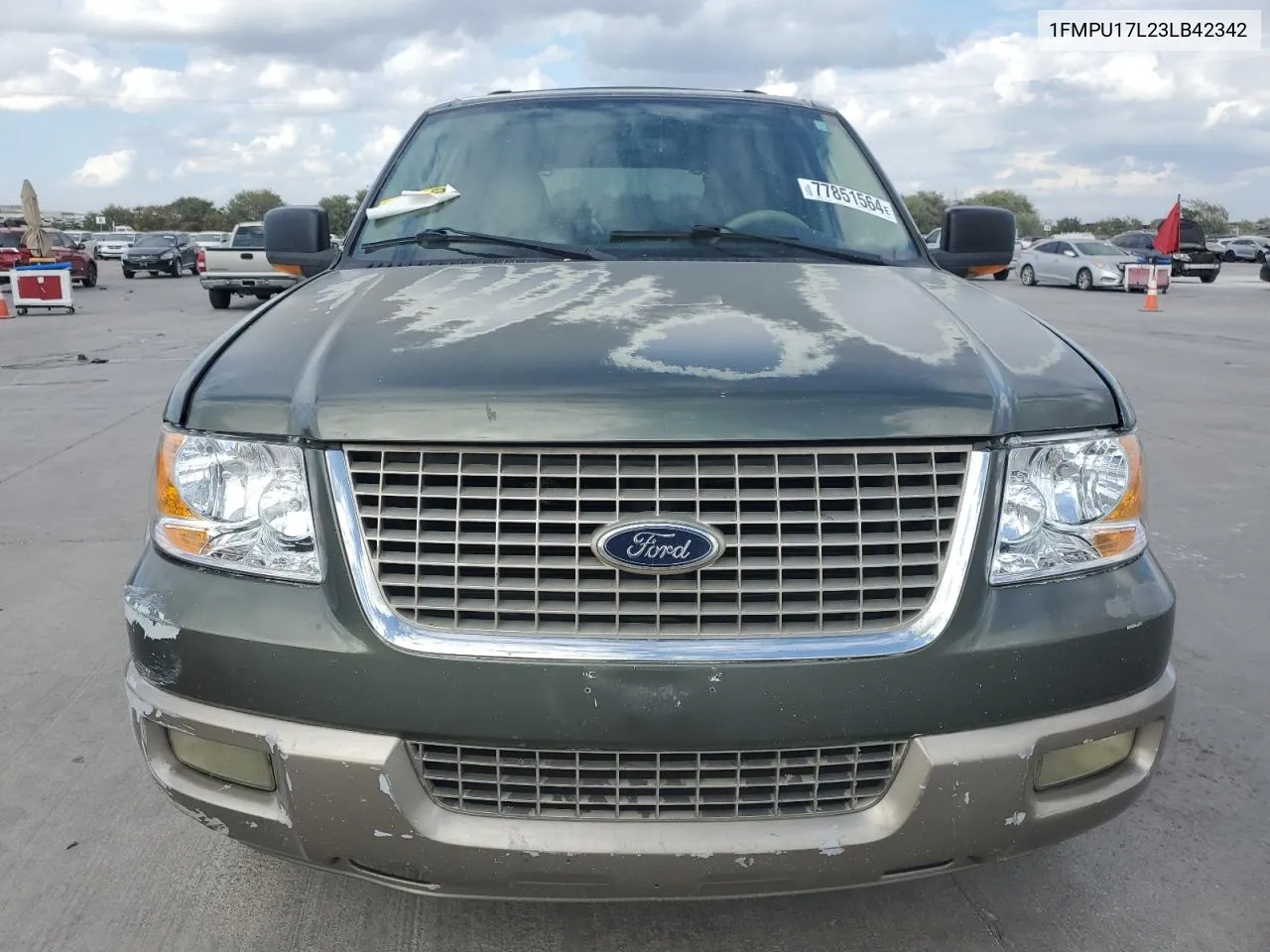 2003 Ford Expedition Eddie Bauer VIN: 1FMPU17L23LB42342 Lot: 77851564