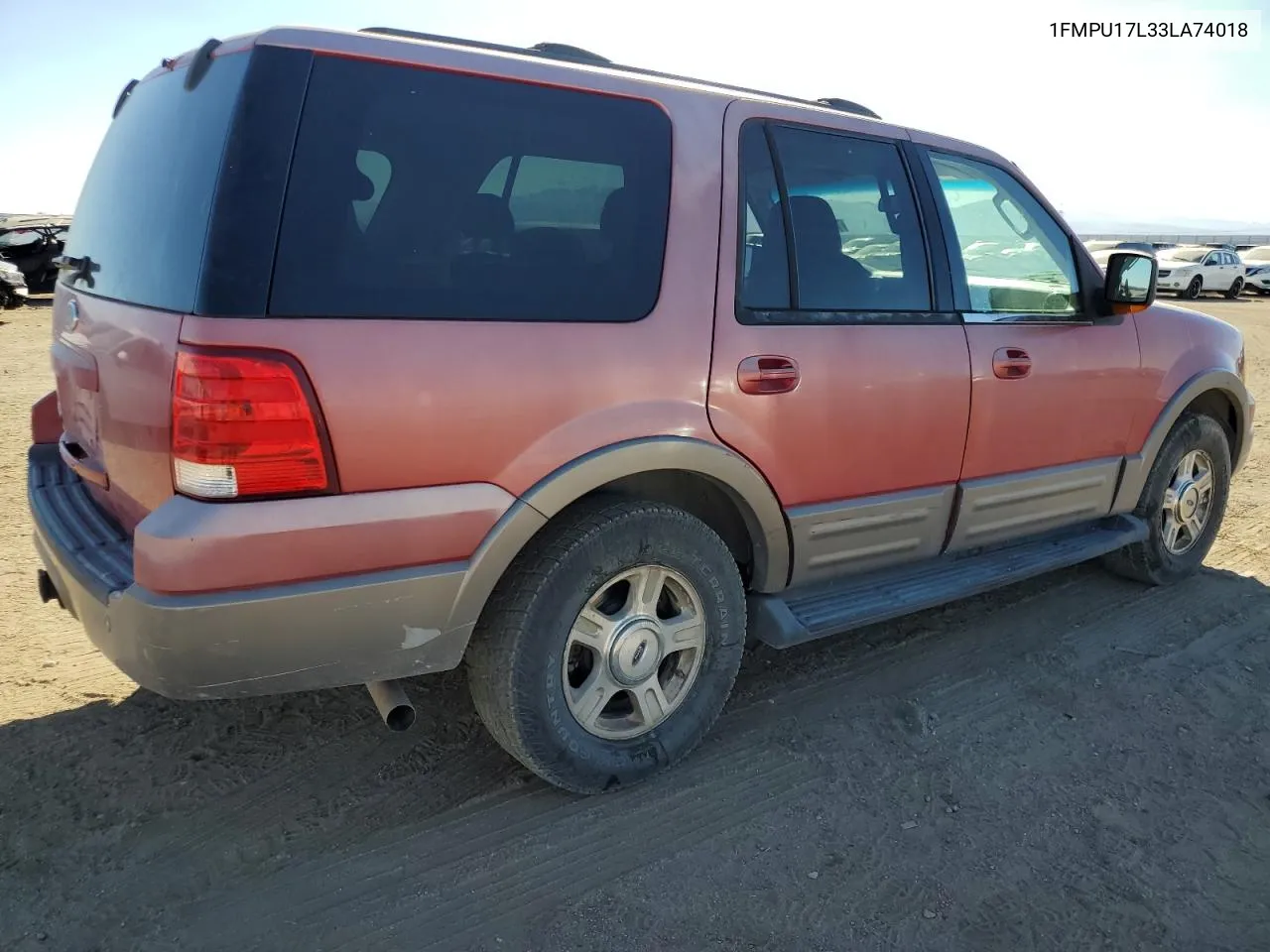 2003 Ford Expedition Eddie Bauer VIN: 1FMPU17L33LA74018 Lot: 77903794