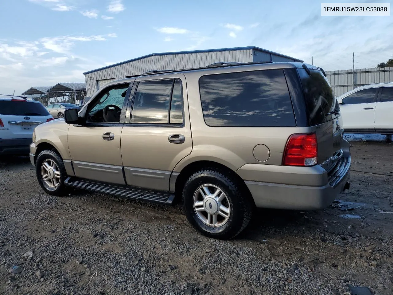 2003 Ford Expedition Xlt VIN: 1FMRU15W23LC53088 Lot: 78215094