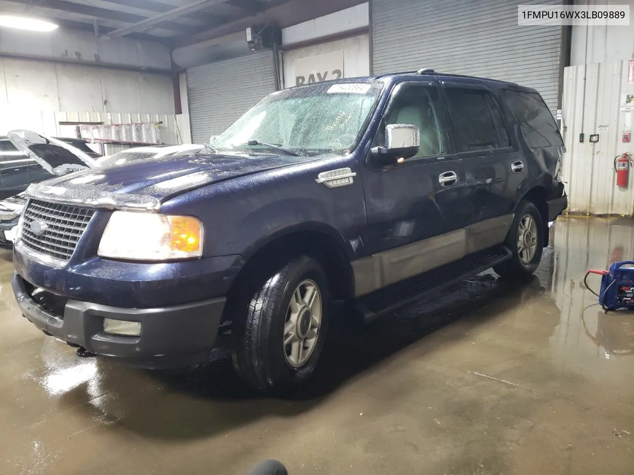 2003 Ford Expedition Xlt VIN: 1FMPU16WX3LB09889 Lot: 78400864