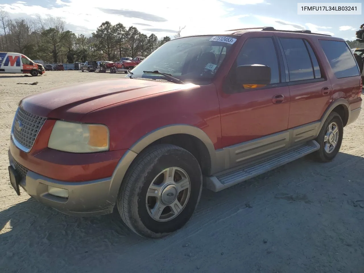 2004 Ford Expedition Eddie Bauer VIN: 1FMFU17L34LB03241 Lot: 42512453