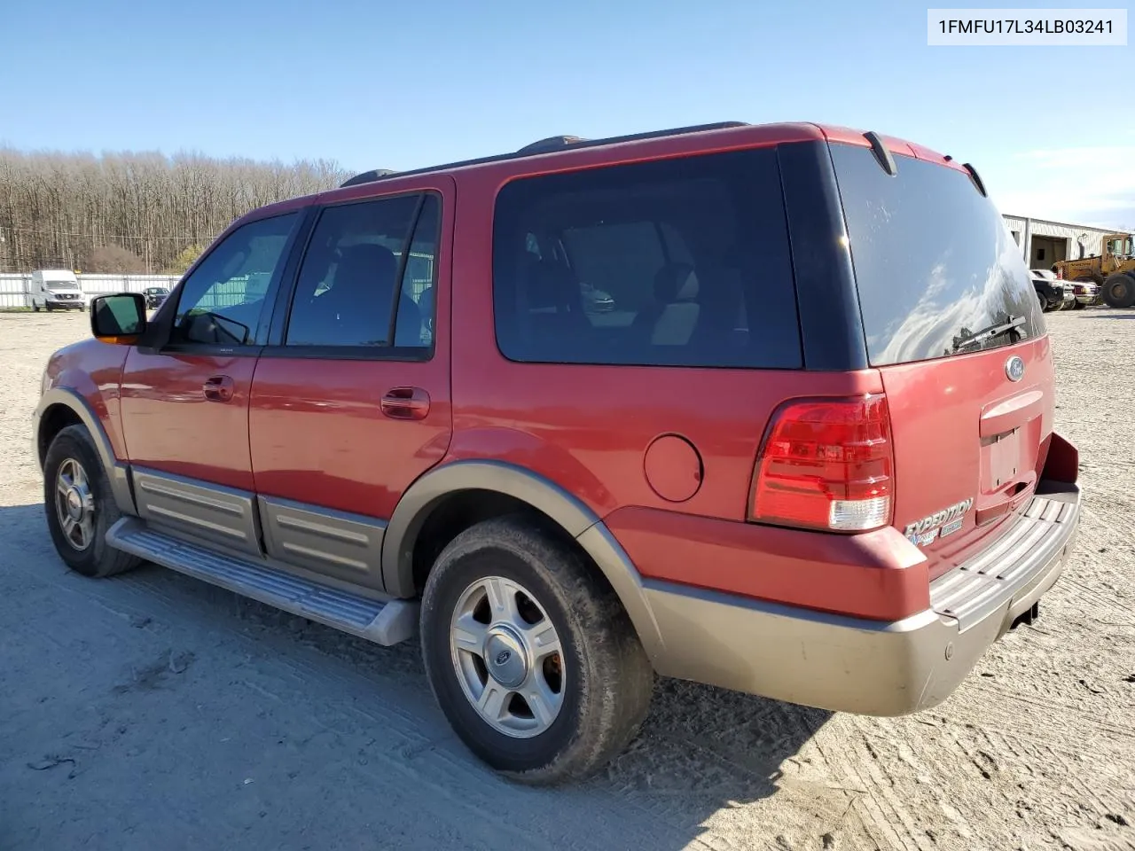 2004 Ford Expedition Eddie Bauer VIN: 1FMFU17L34LB03241 Lot: 42512453