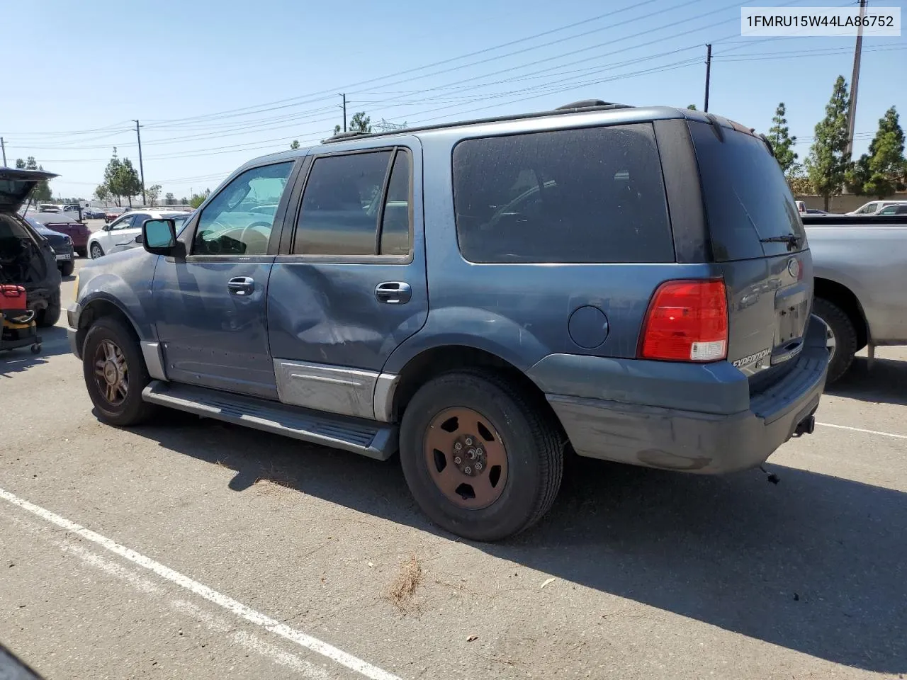 2004 Ford Expedition Xlt VIN: 1FMRU15W44LA86752 Lot: 70907694