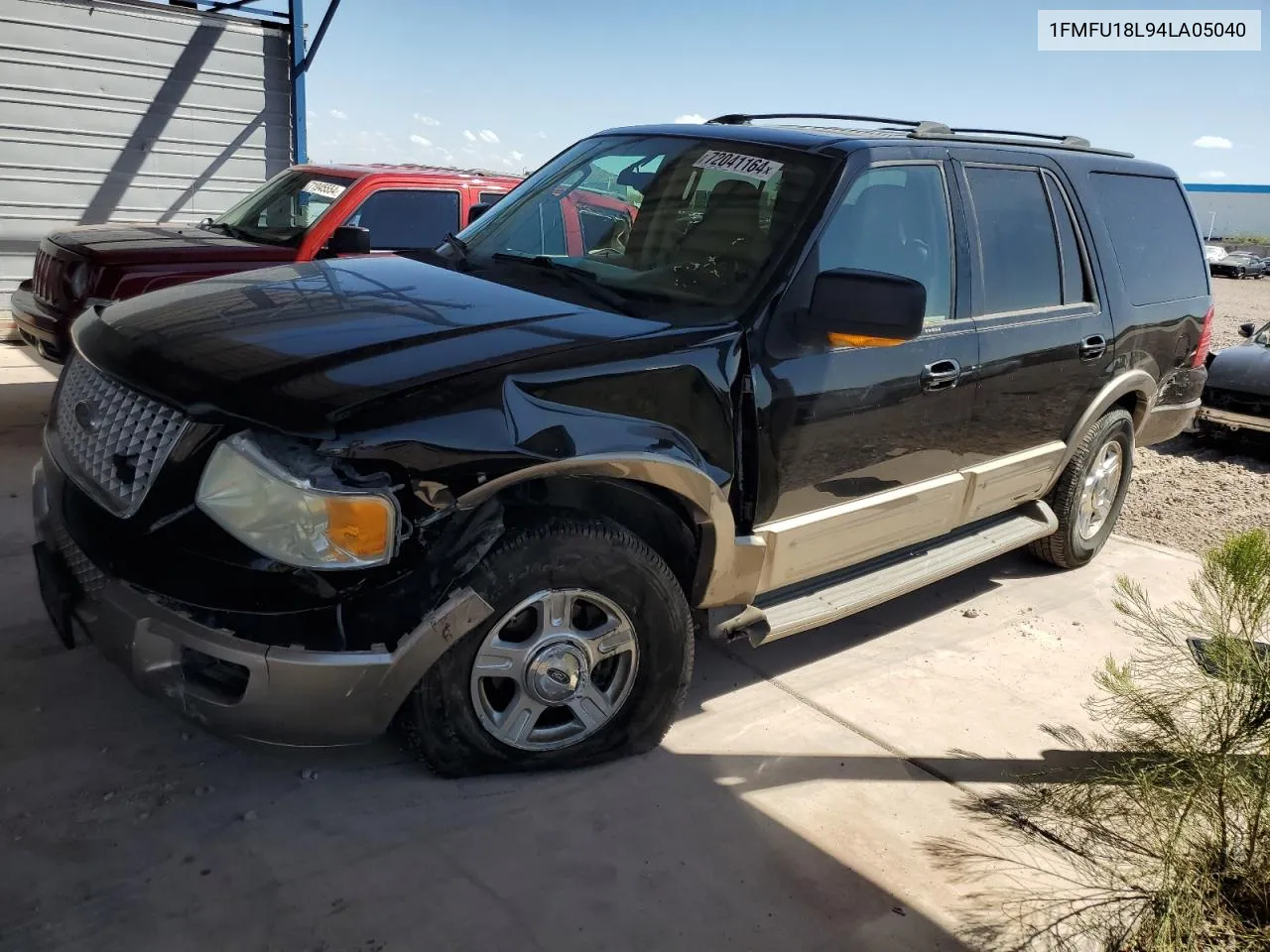 2004 Ford Expedition Eddie Bauer VIN: 1FMFU18L94LA05040 Lot: 72041164