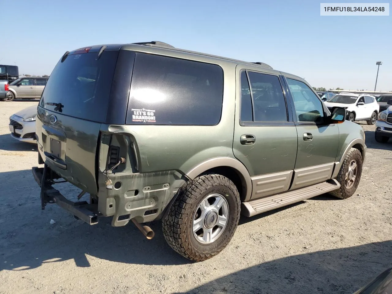 2004 Ford Expedition Eddie Bauer VIN: 1FMFU18L34LA54248 Lot: 74028454