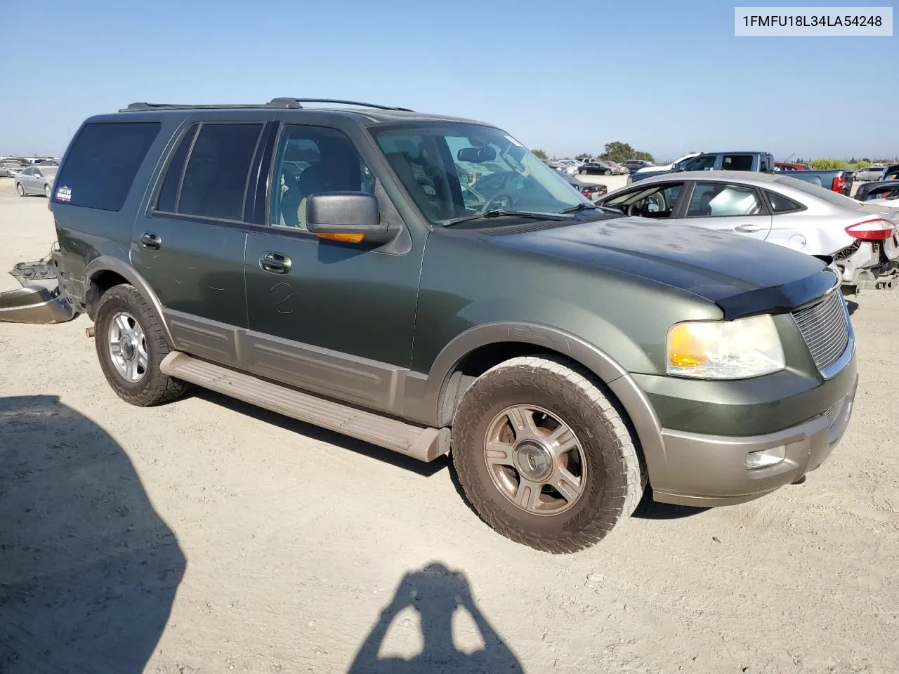 2004 Ford Expedition Eddie Bauer VIN: 1FMFU18L34LA54248 Lot: 74028454