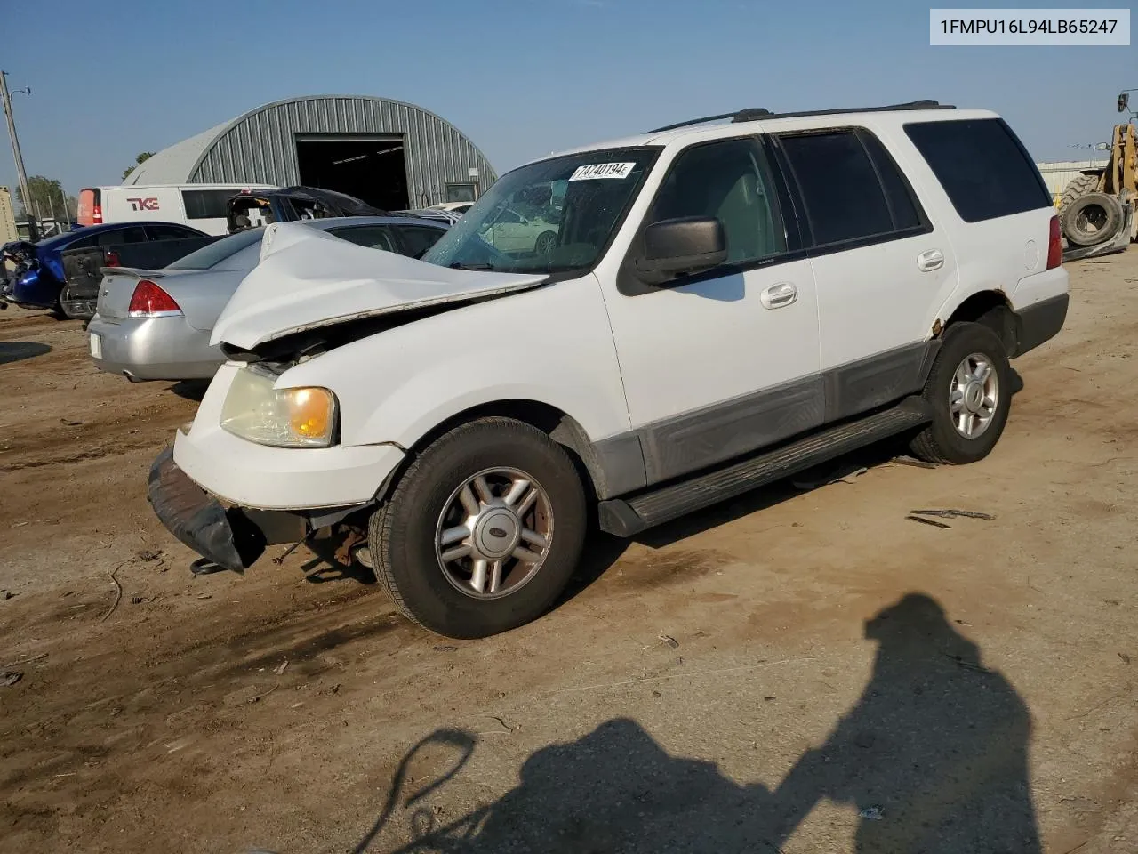 2004 Ford Expedition Xlt VIN: 1FMPU16L94LB65247 Lot: 74740194