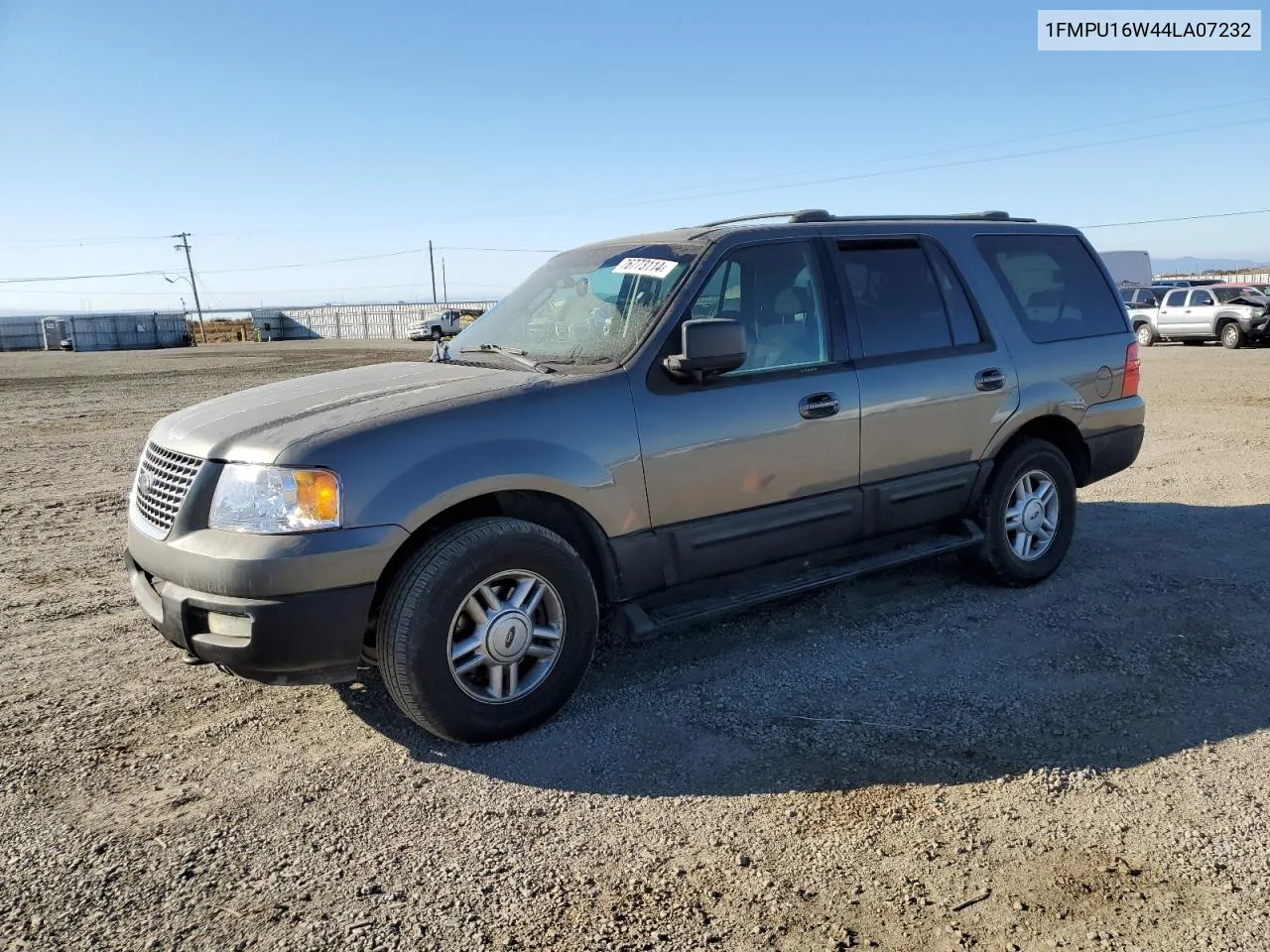 2004 Ford Expedition Xlt VIN: 1FMPU16W44LA07232 Lot: 76773114