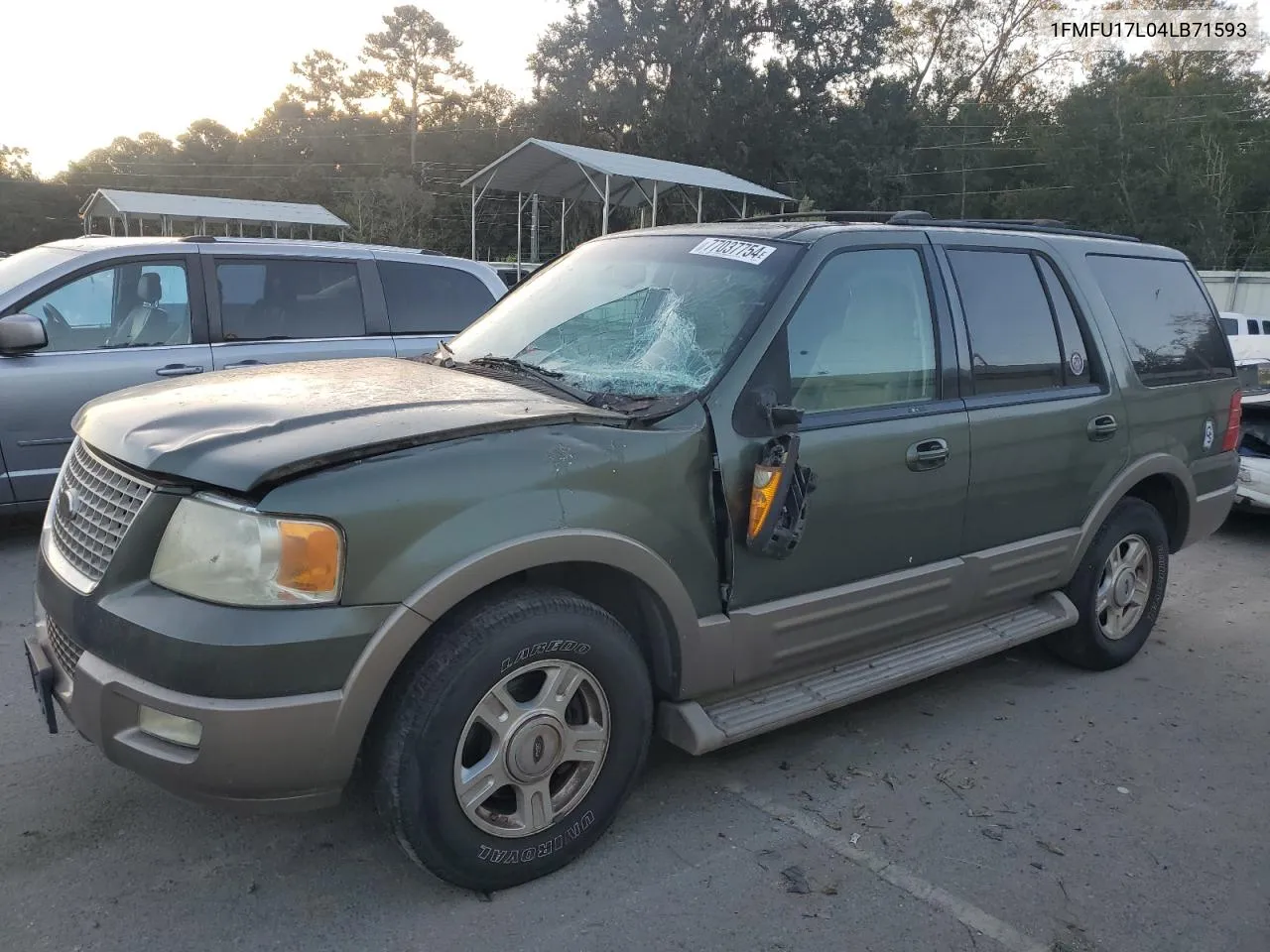 2004 Ford Expedition Eddie Bauer VIN: 1FMFU17L04LB71593 Lot: 77037754