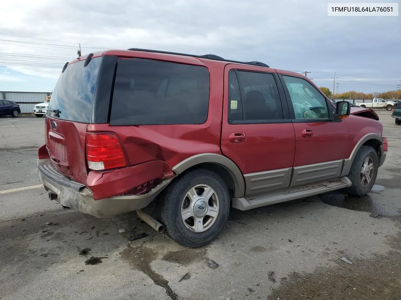 2004 Ford Expedition Eddie Bauer VIN: 1FMFU18L64LA76051 Lot: 77078034