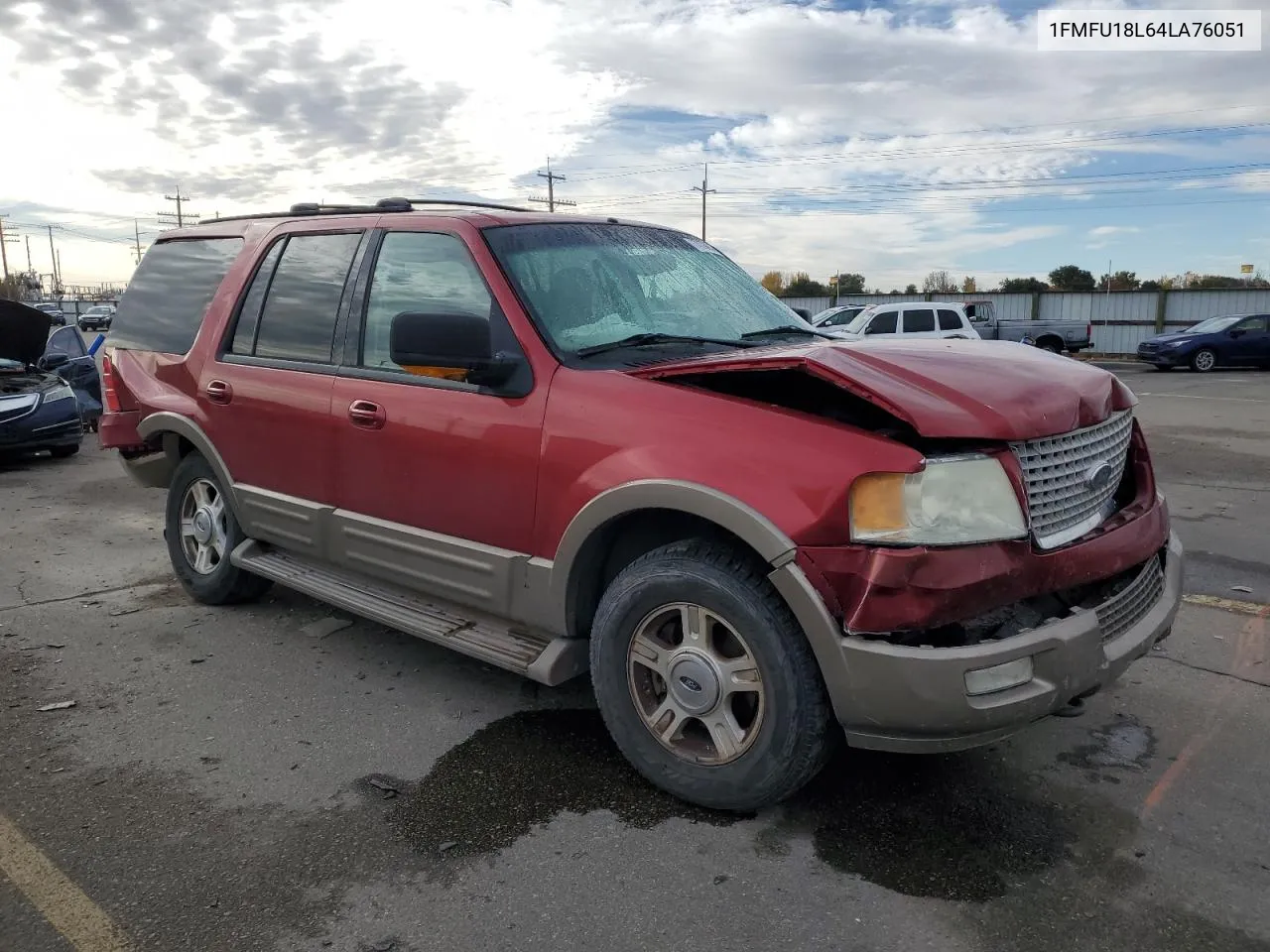 2004 Ford Expedition Eddie Bauer VIN: 1FMFU18L64LA76051 Lot: 77078034