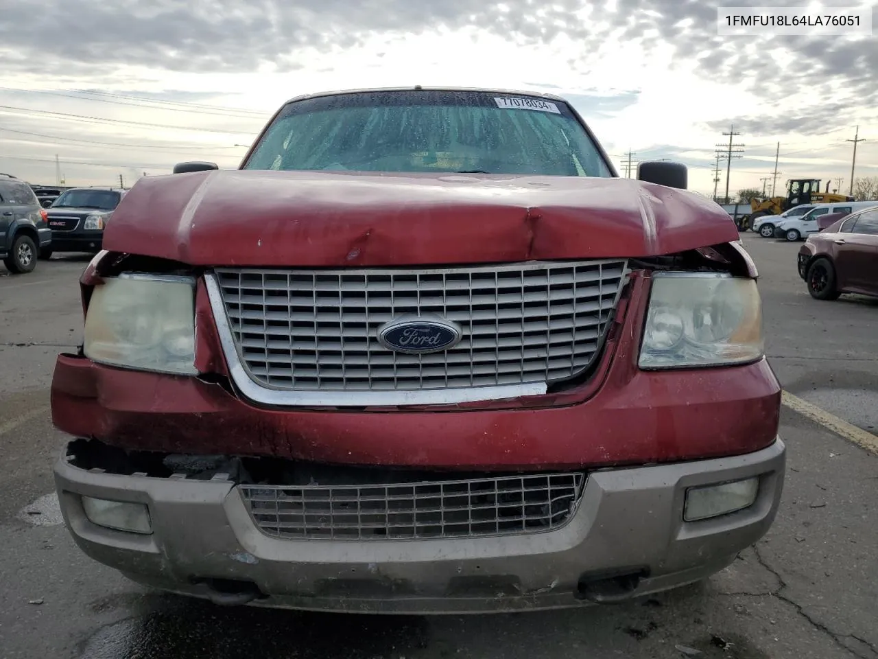 2004 Ford Expedition Eddie Bauer VIN: 1FMFU18L64LA76051 Lot: 77078034