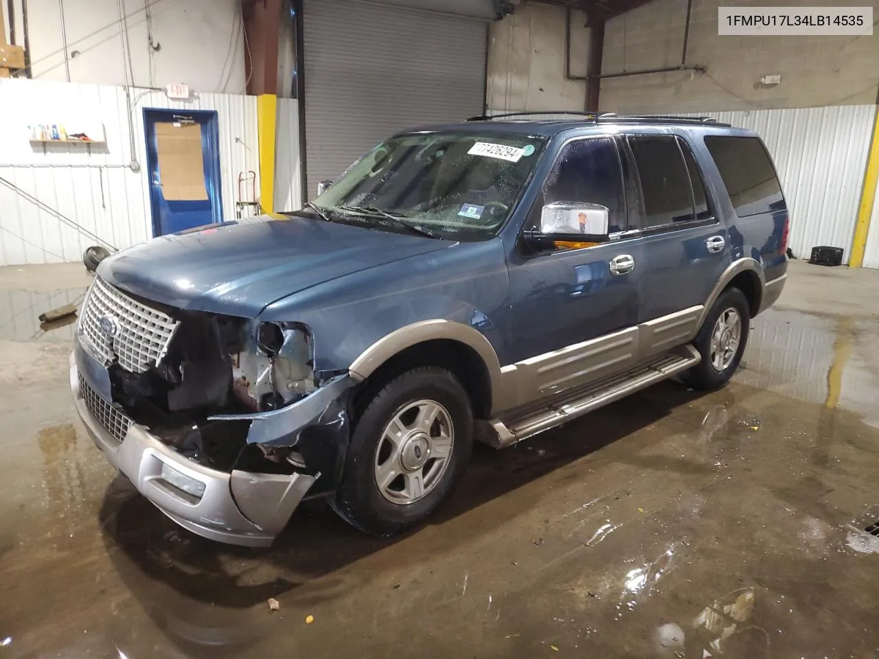 2004 Ford Expedition Eddie Bauer VIN: 1FMPU17L34LB14535 Lot: 77426294