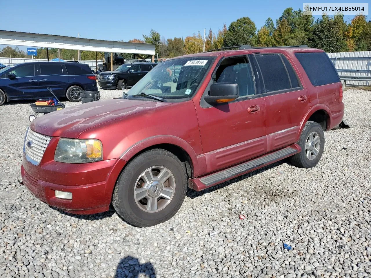 2004 Ford Expedition Eddie Bauer VIN: 1FMFU17LX4LB55014 Lot: 77963814