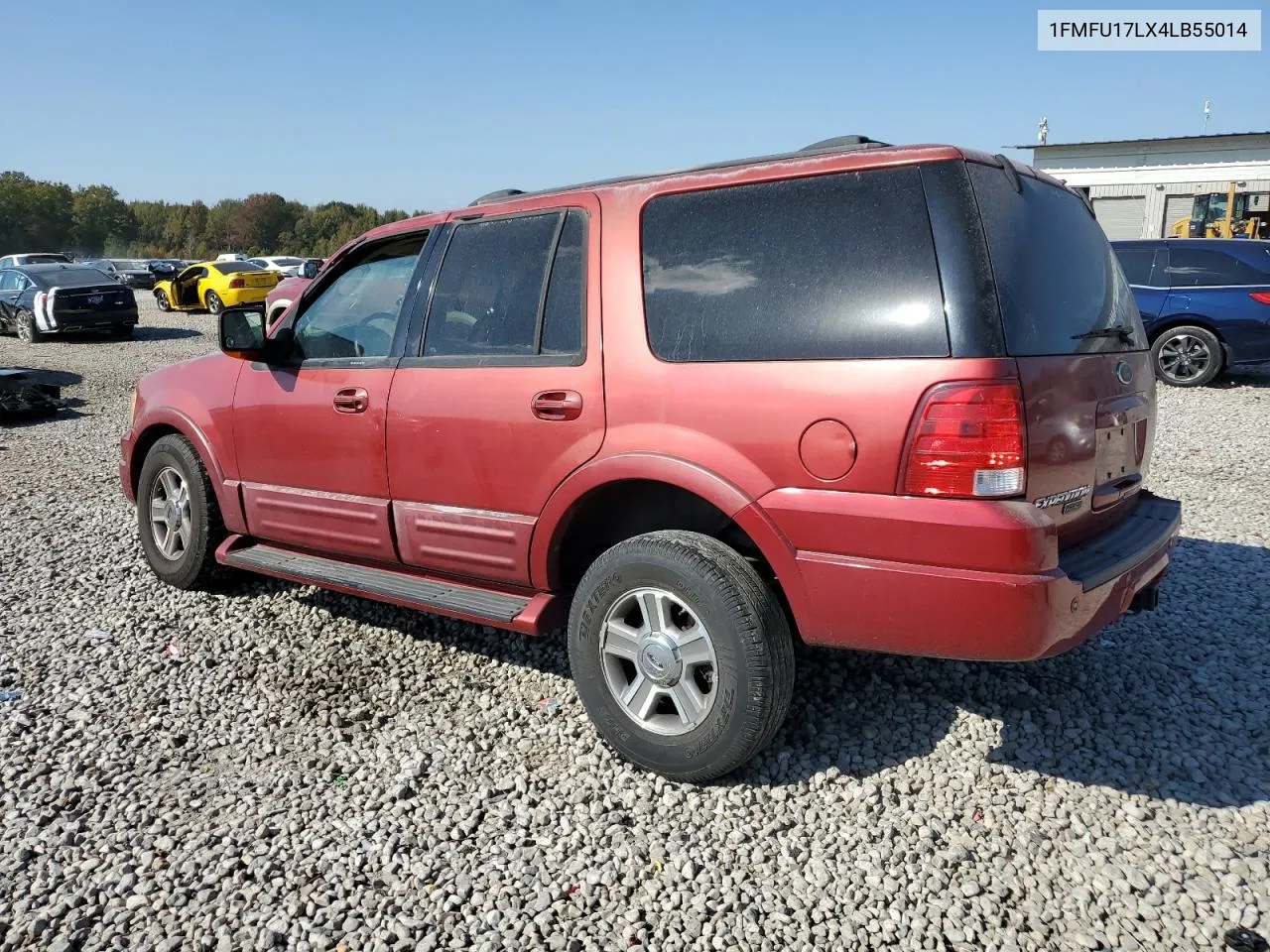 2004 Ford Expedition Eddie Bauer VIN: 1FMFU17LX4LB55014 Lot: 77963814