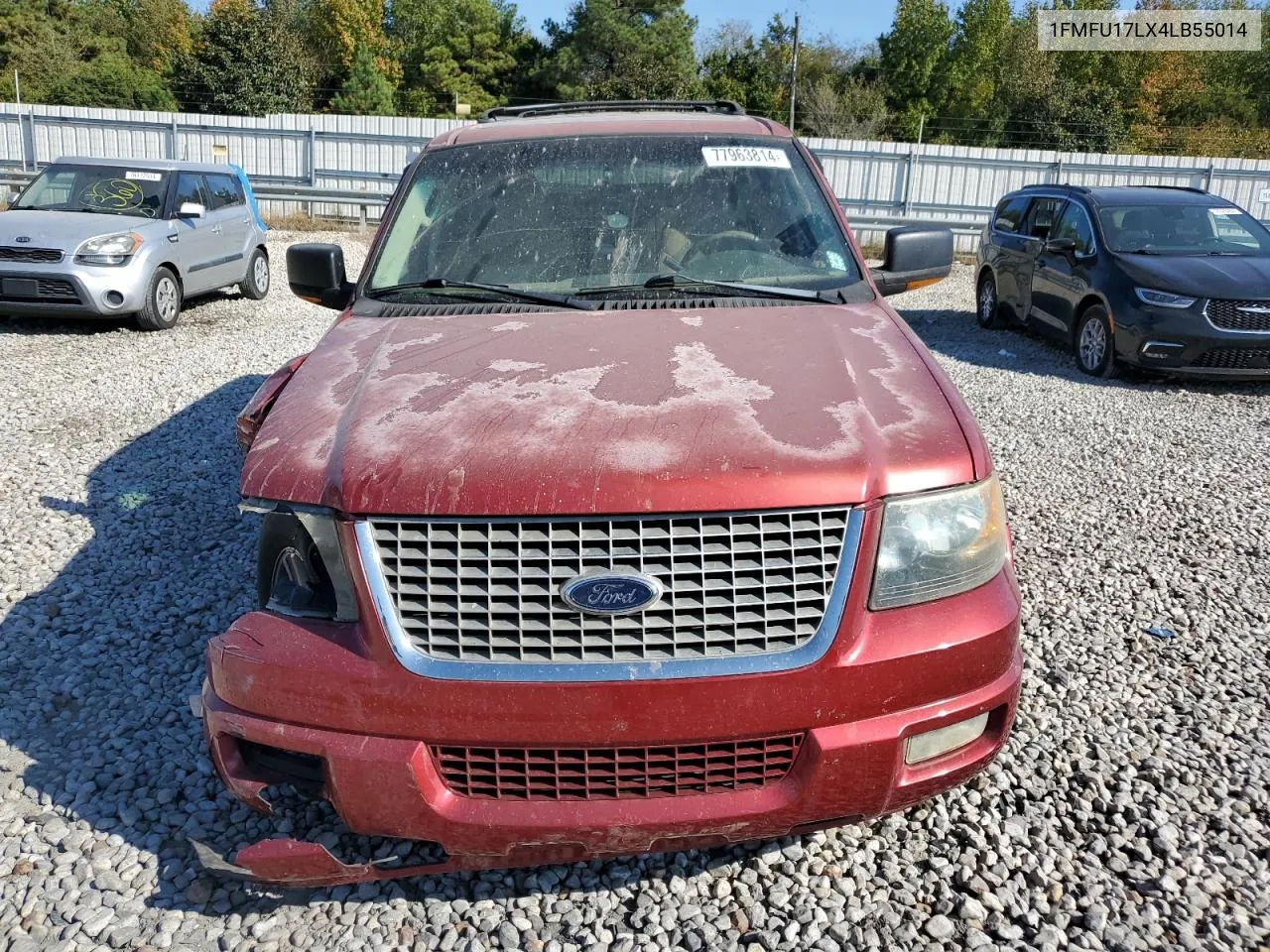 2004 Ford Expedition Eddie Bauer VIN: 1FMFU17LX4LB55014 Lot: 77963814