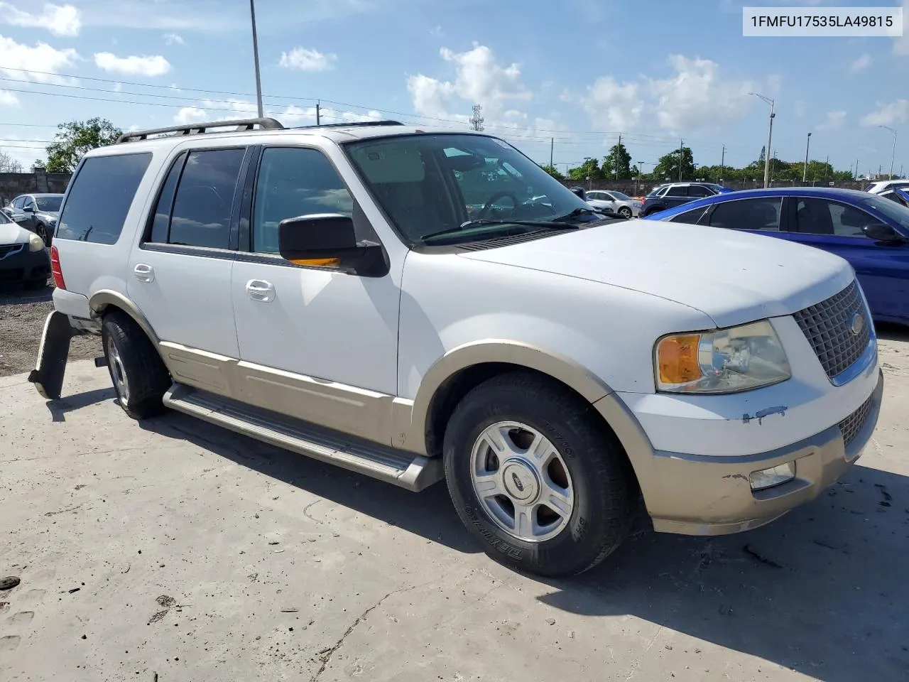 2005 Ford Expedition Eddie Bauer VIN: 1FMFU17535LA49815 Lot: 67407604