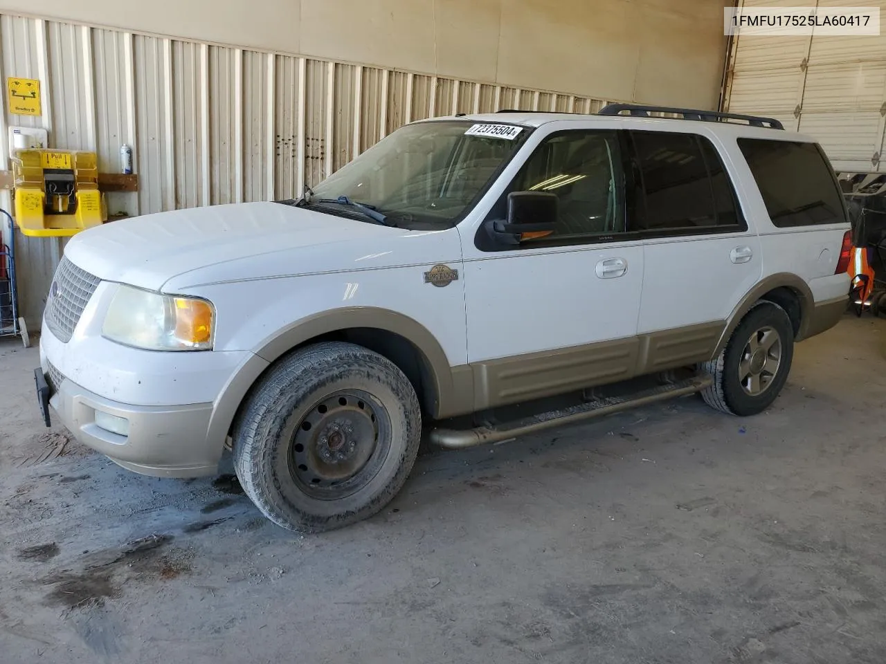 2005 Ford Expedition Eddie Bauer VIN: 1FMFU17525LA60417 Lot: 72375504