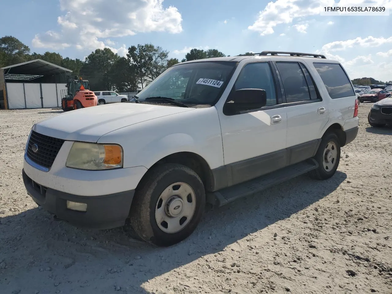 2005 Ford Expedition Xlt VIN: 1FMPU16535LA78639 Lot: 74511124