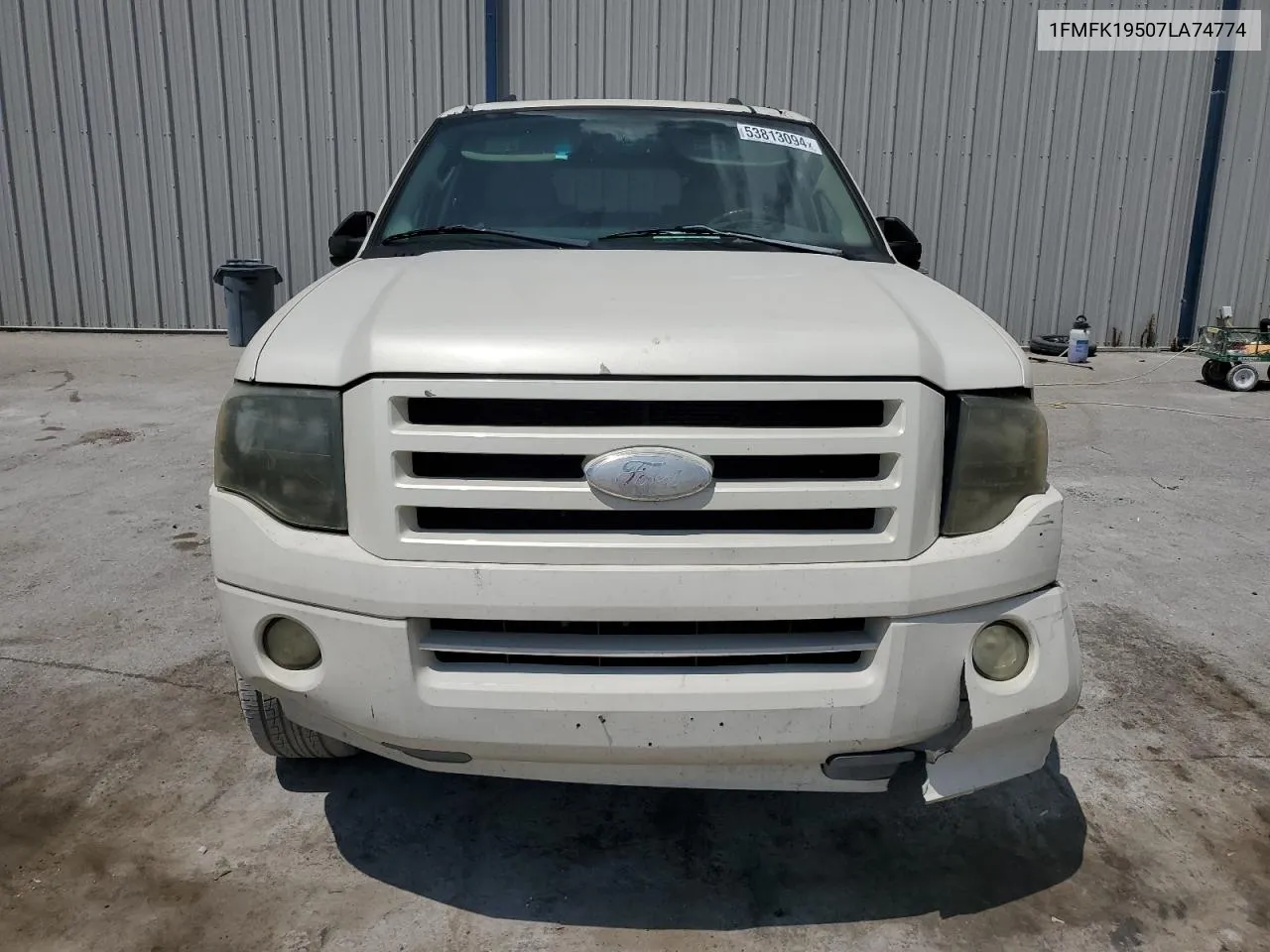 2007 Ford Expedition El Limited VIN: 1FMFK19507LA74774 Lot: 53813094