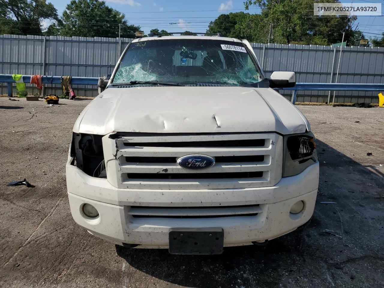 2007 Ford Expedition El Limited VIN: 1FMFK20527LA93720 Lot: 56078114