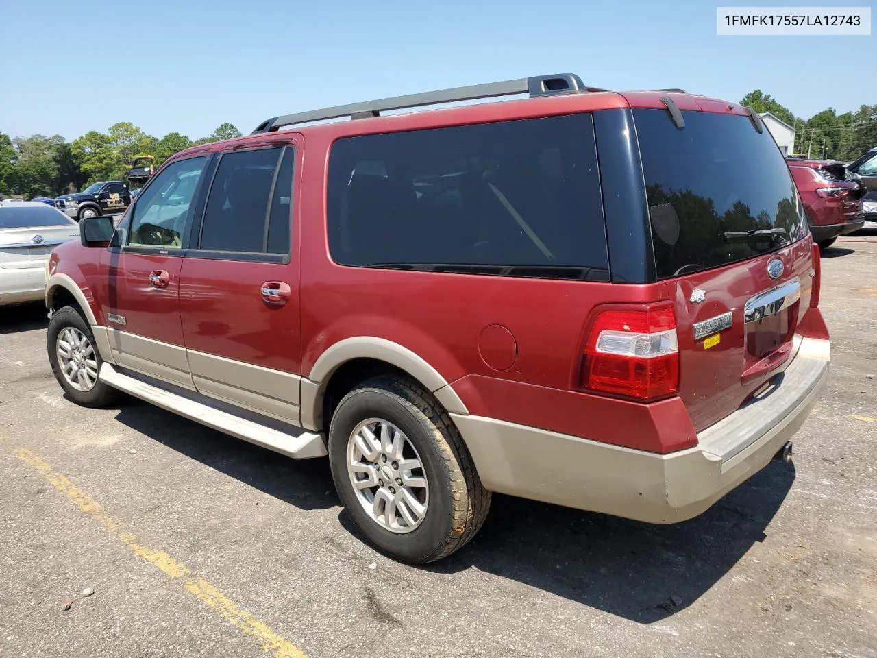 2007 Ford Expedition El Eddie Bauer VIN: 1FMFK17557LA12743 Lot: 66068014