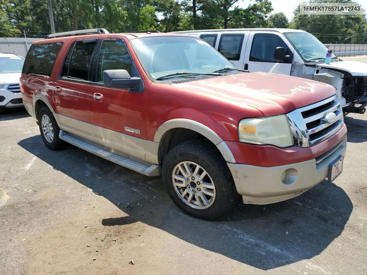 2007 Ford Expedition El Eddie Bauer VIN: 1FMFK17557LA12743 Lot: 66068014