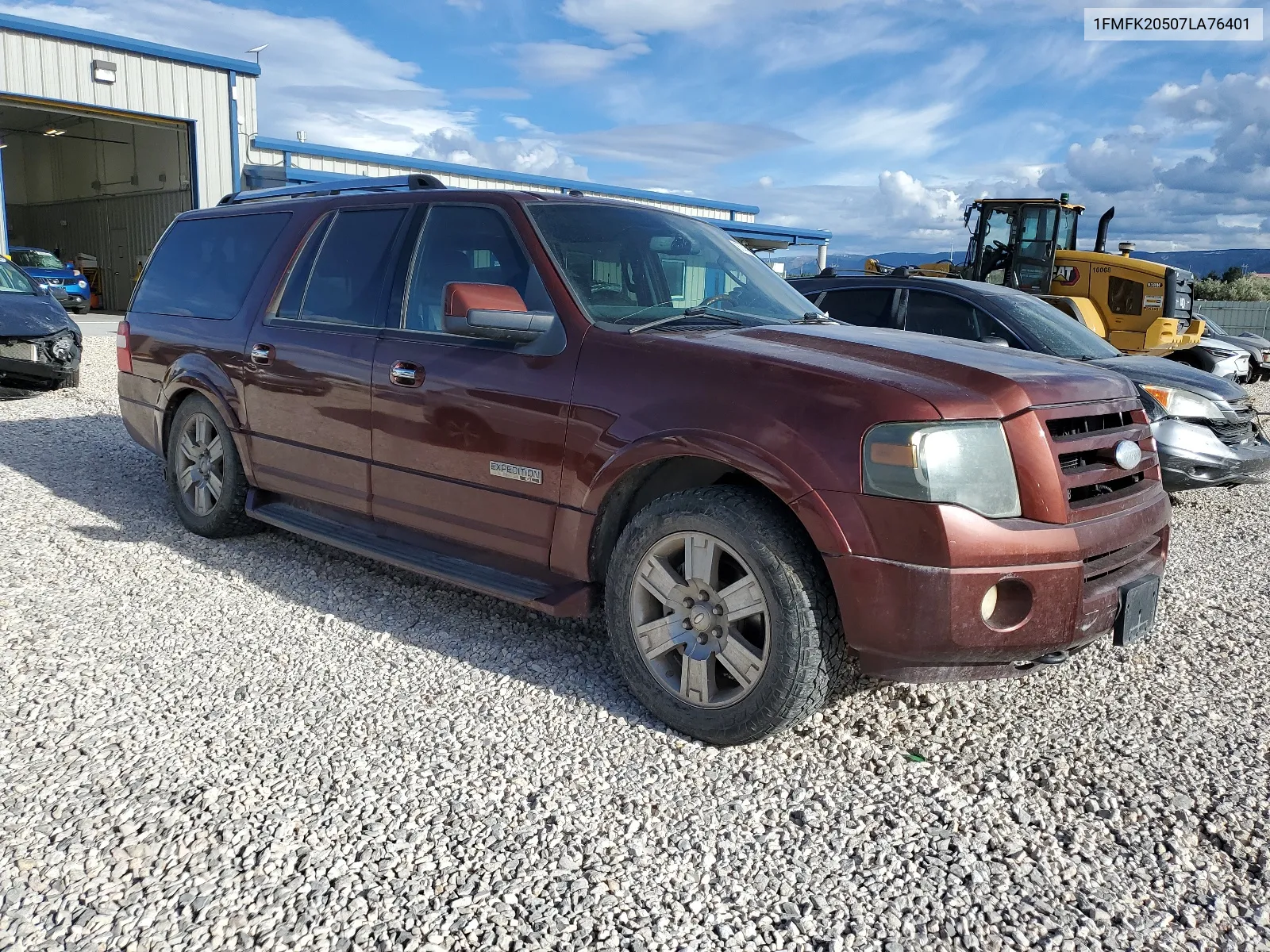 2007 Ford Expedition El Limited VIN: 1FMFK20507LA76401 Lot: 67409374